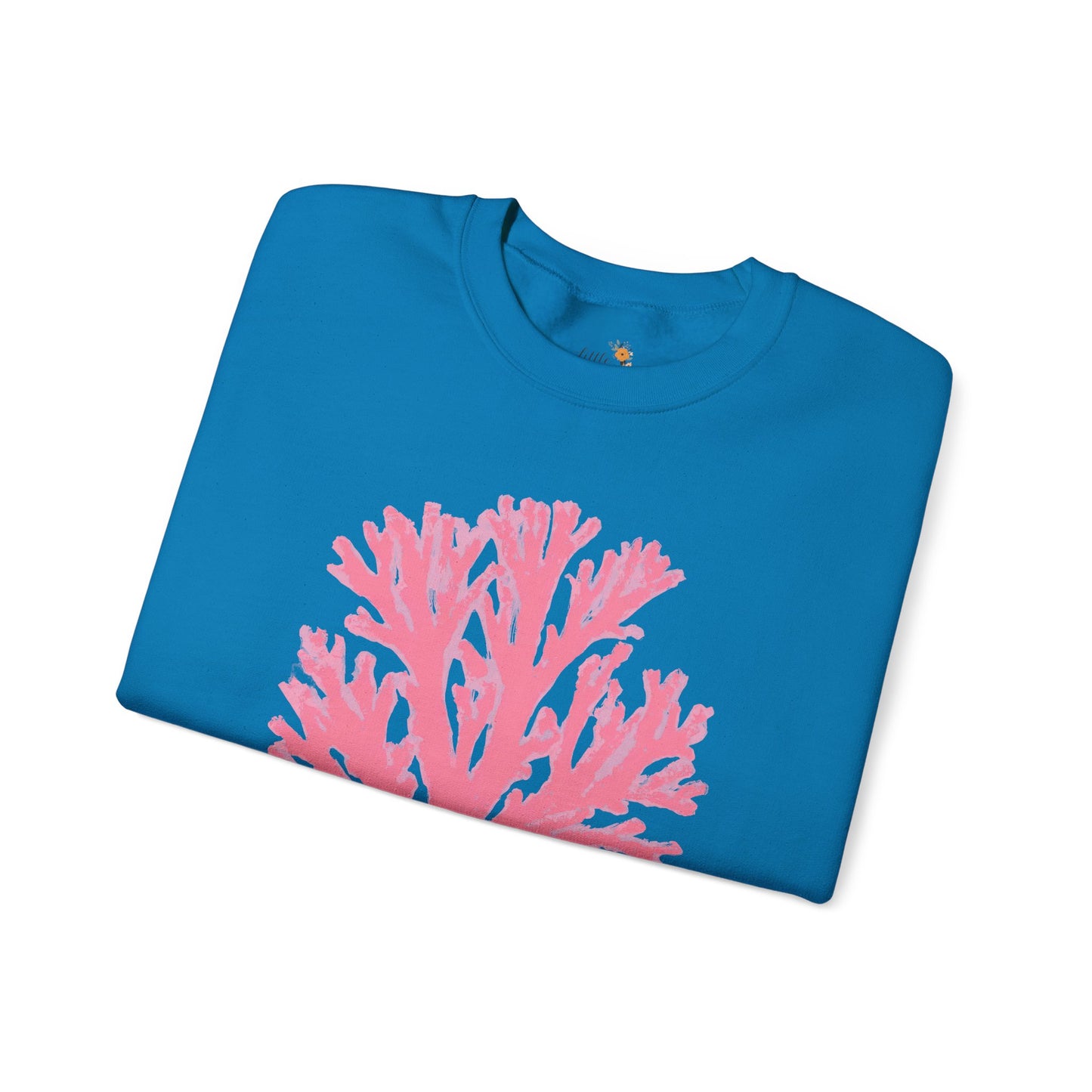 Ocean Club Crewneck • Coastal Summer Sweatshirt • Pink Coral Beach Vacation Pullover • Resort Style