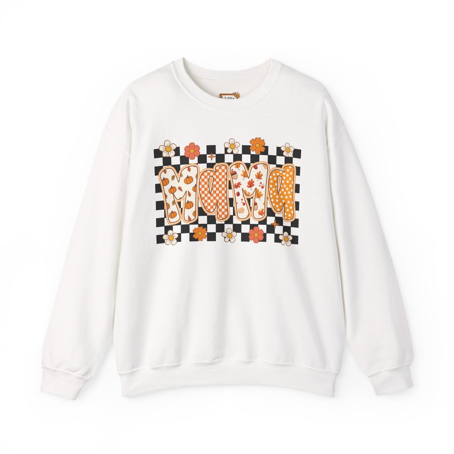 Boho Floral Crewneck Sweatshirt, Cozy Casual Wear, Perfect for Moms, Gift for Mother's Day, Trendy Layering Piece, Everyday Comfort