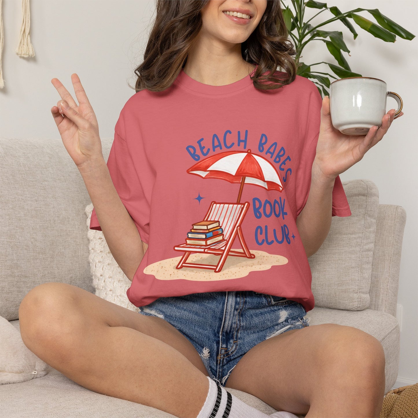 Beach Babes Book Club Shirt • Beach Reader Graphic Tee • Coastal Summer Book Lover Shirt • Vacation Outfit