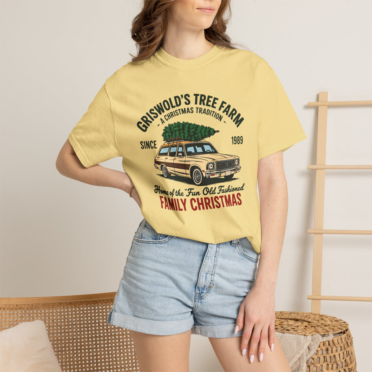 Christmas Tree Farm Tee — “Griswold’s Tree Farm” Family Christmas Graphic T-Shirt