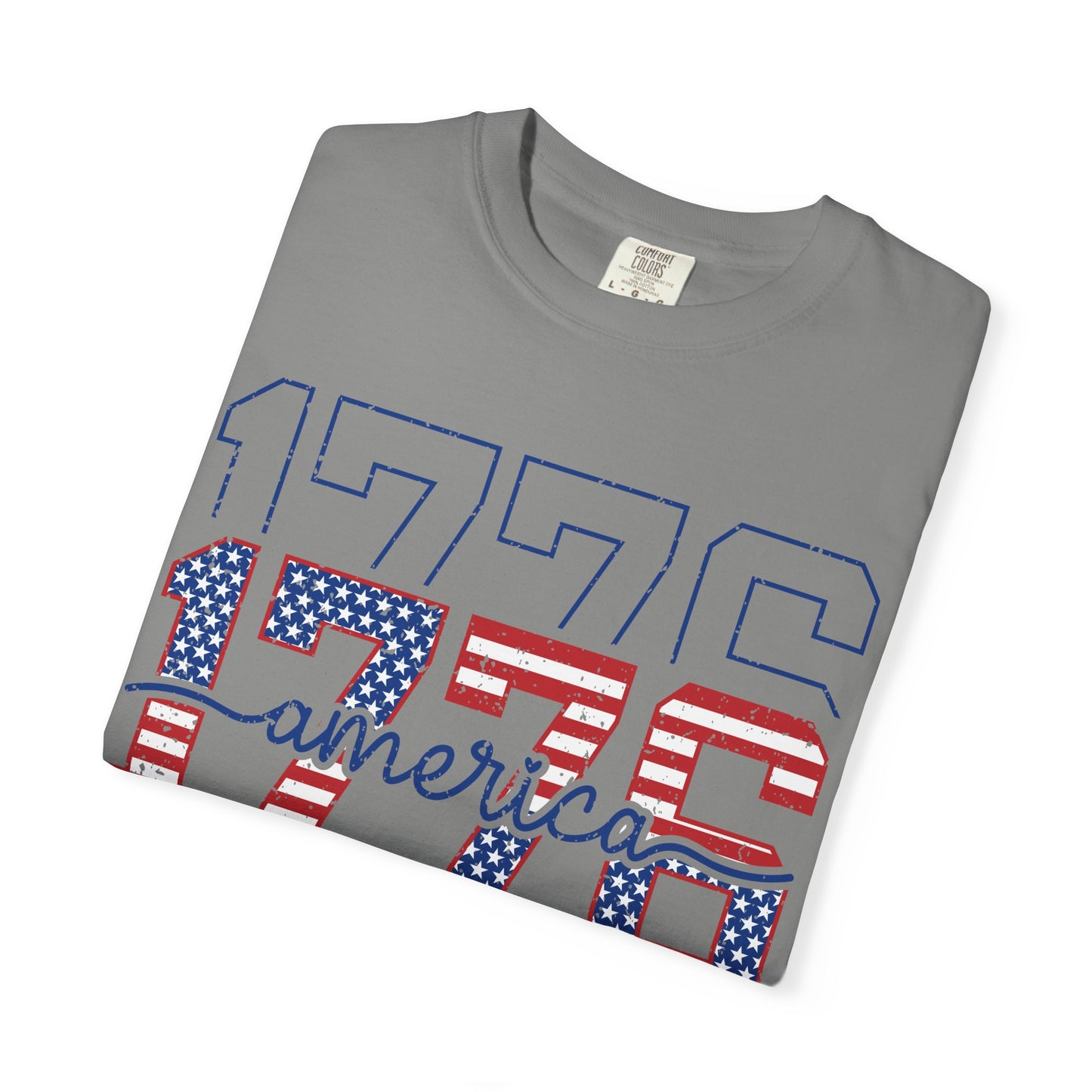 1776 Red White Blue Fourth of July T-Shirt • Vintage Patriotic Graphic Tee