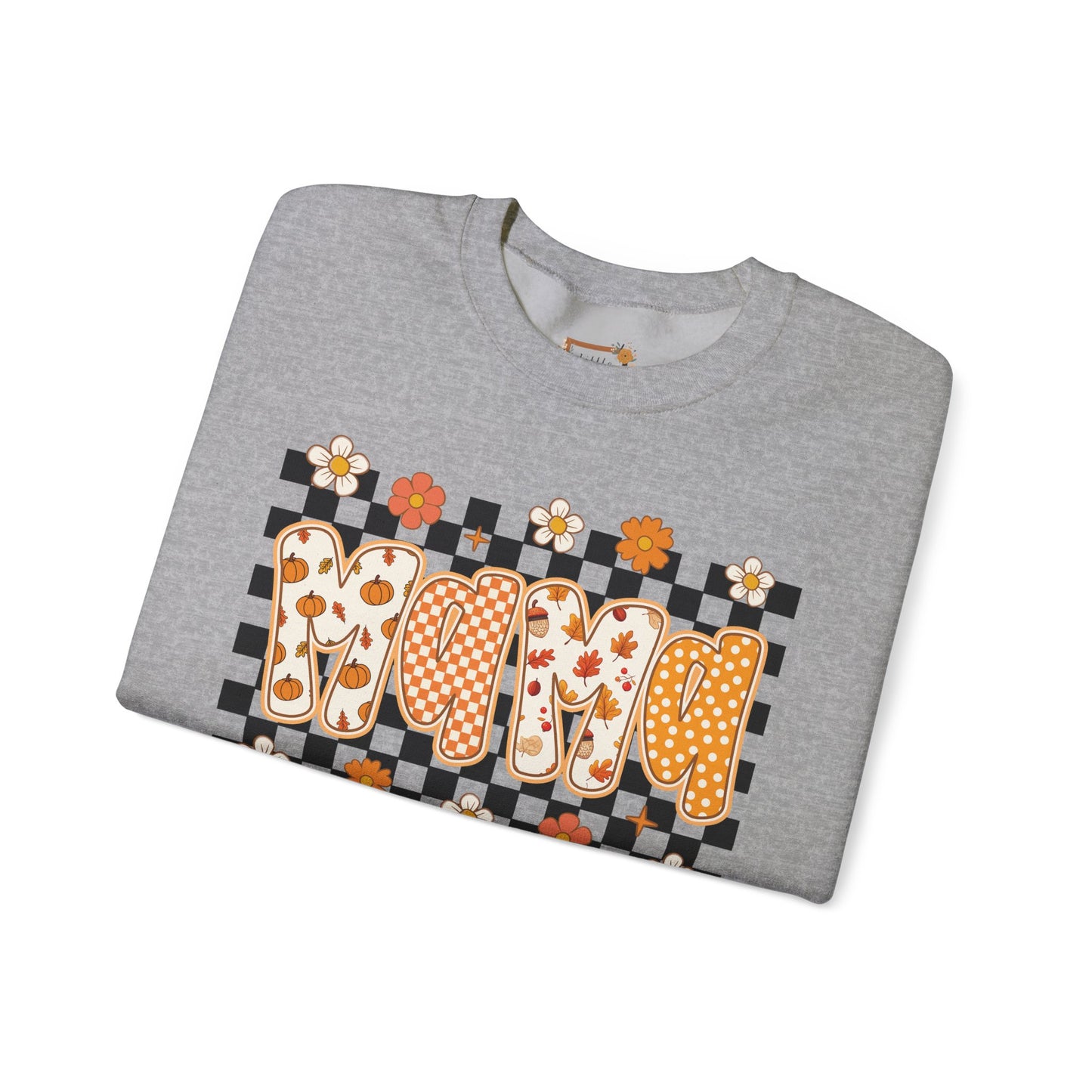 Boho Floral Crewneck Sweatshirt, Cozy Casual Wear, Perfect for Moms, Gift for Mother's Day, Trendy Layering Piece, Everyday Comfort