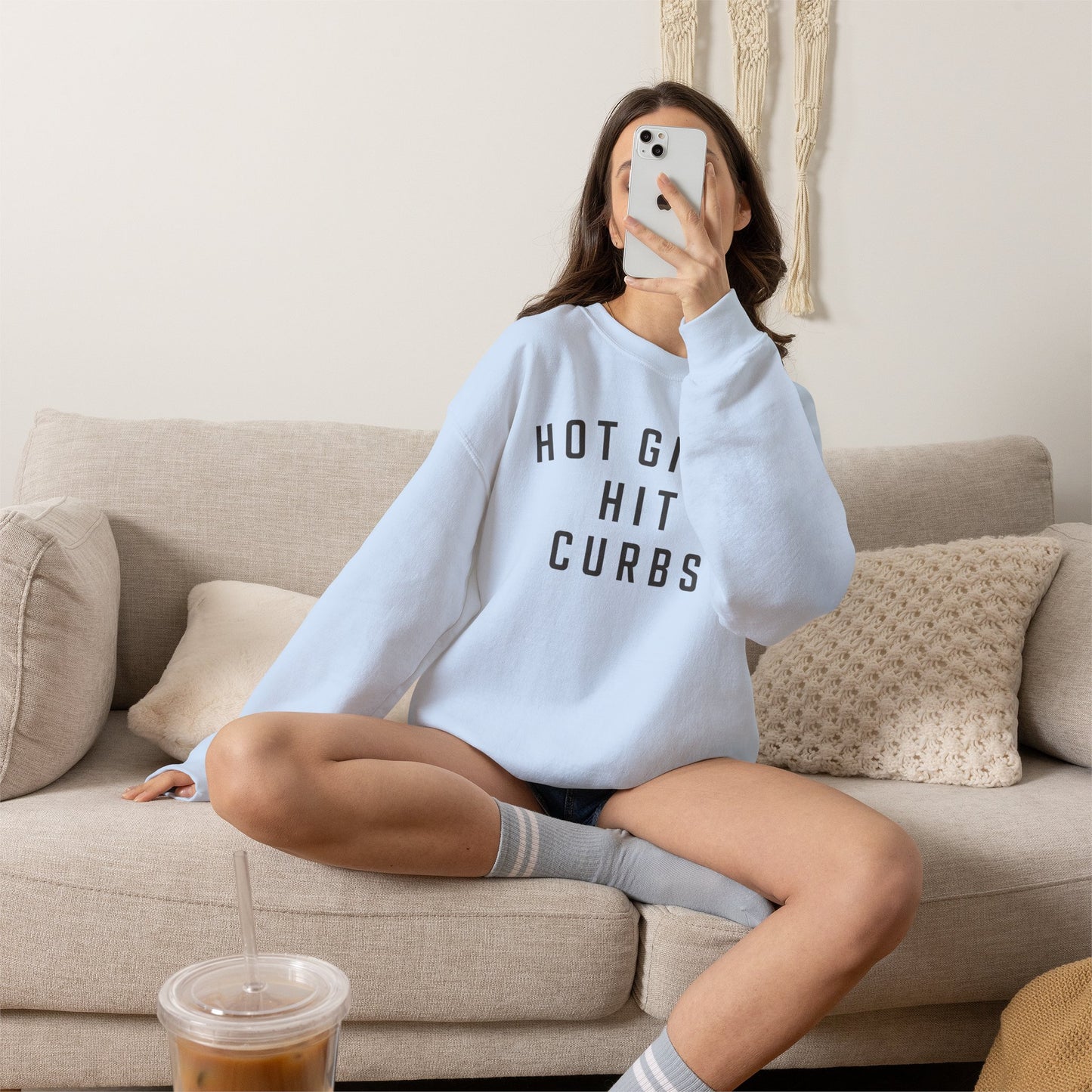 Hot Girls Hit Curbs Sweatshirt