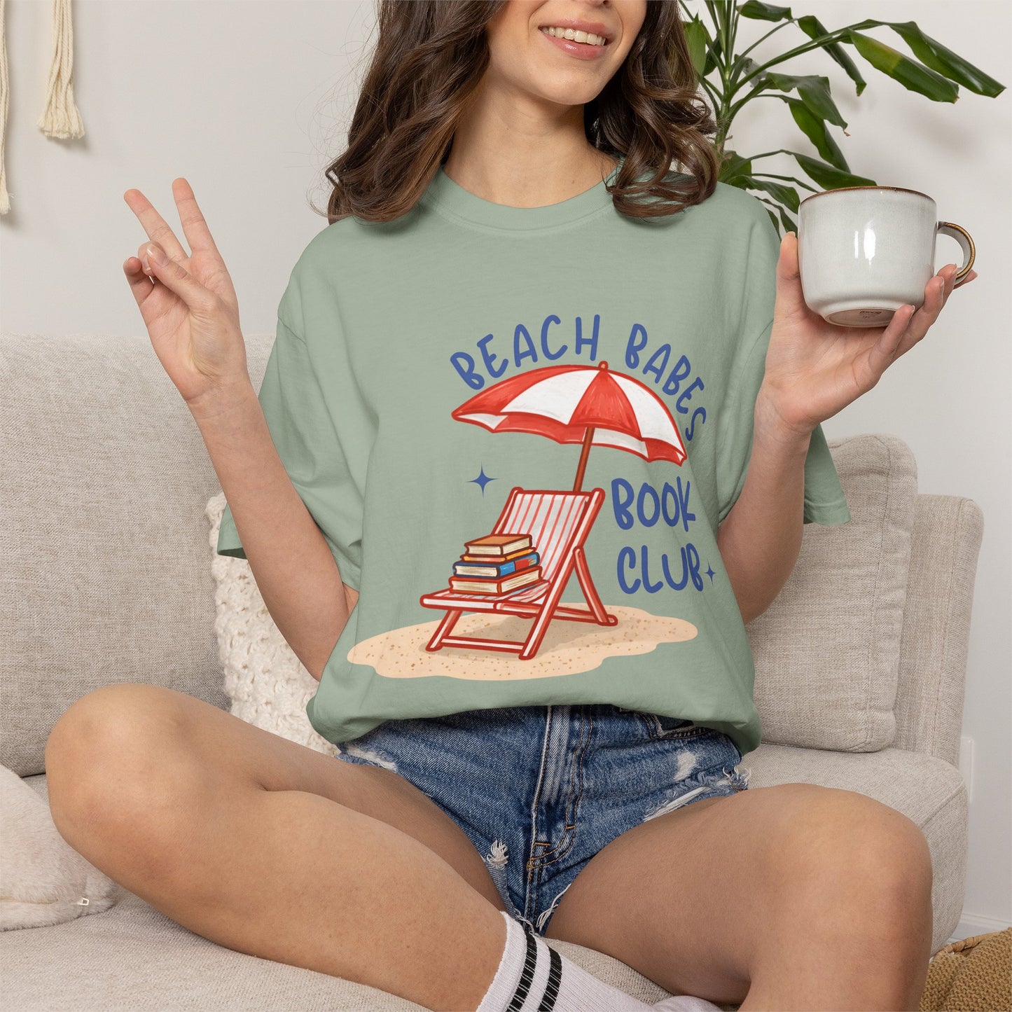 Beach Babes Book Club Shirt • Beach Reader Graphic Tee • Coastal Summer Book Lover Shirt • Vacation Outfit