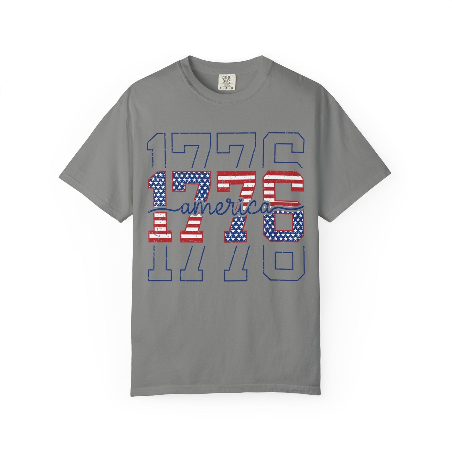 1776 Red White Blue Fourth of July T-Shirt • Vintage Patriotic Graphic Tee