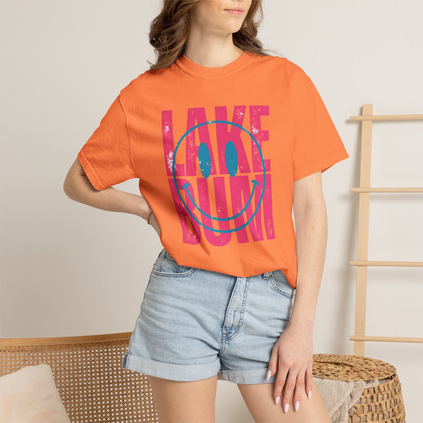Lake Bum Graphic Tee • Summer Lake Shirt • Beach Vacation Mama Tee • Coastal Summer Outfit • Lake Life Shirt