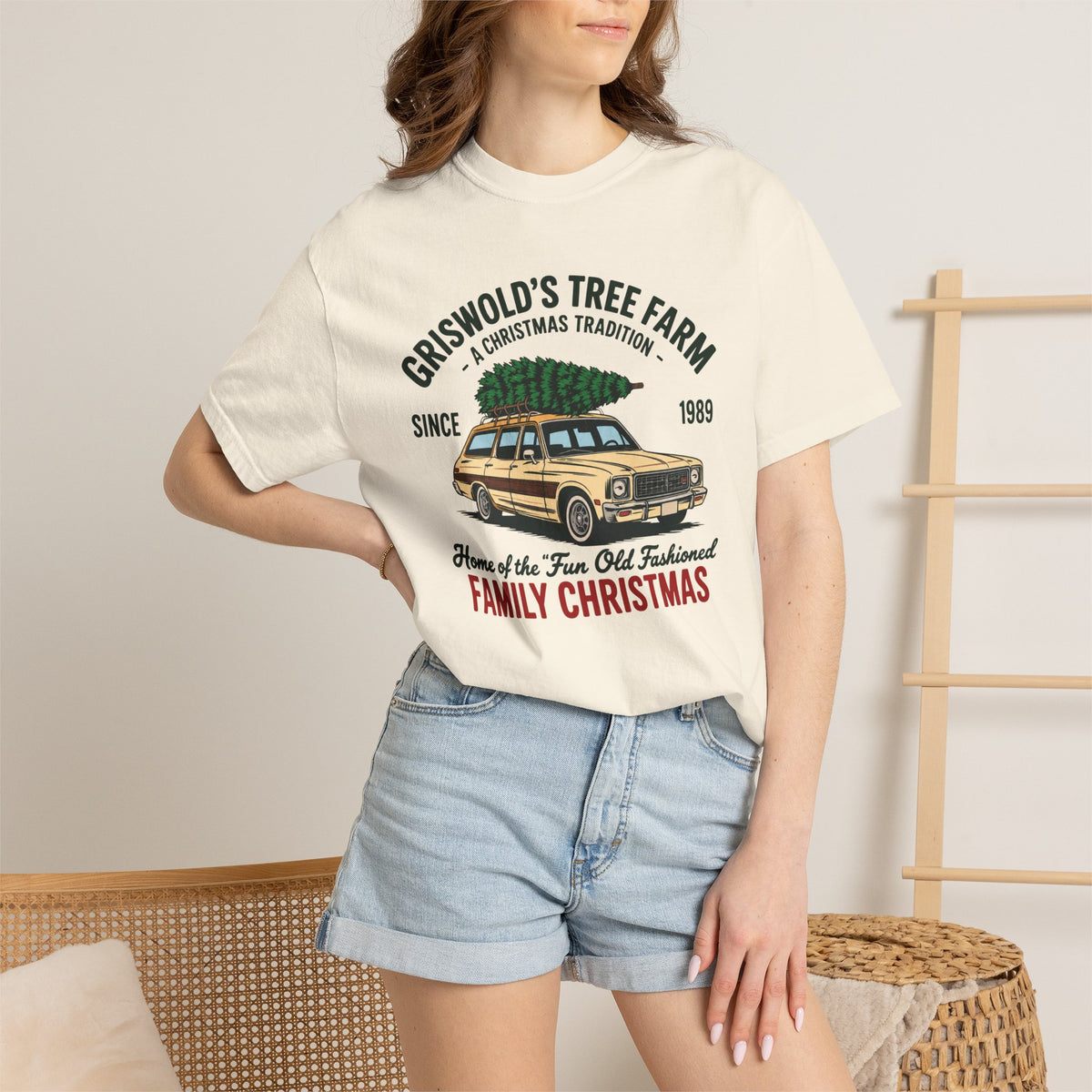 Christmas Tree Farm Tee — “Griswold’s Tree Farm” Family Christmas Graphic T-Shirt