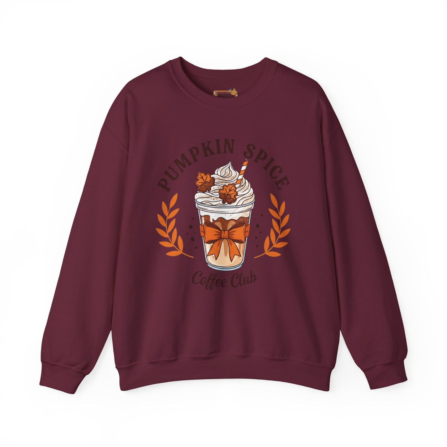 Pumpkin Spice Coffee Club Sweatshirt, Cozy Fall Apparel, Unisex Crewneck, Gift for Coffee Lovers, Autumn Fashion