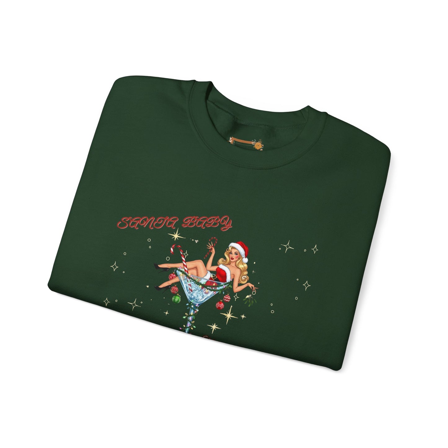 Santa Baby Cocktail Sweatshirt