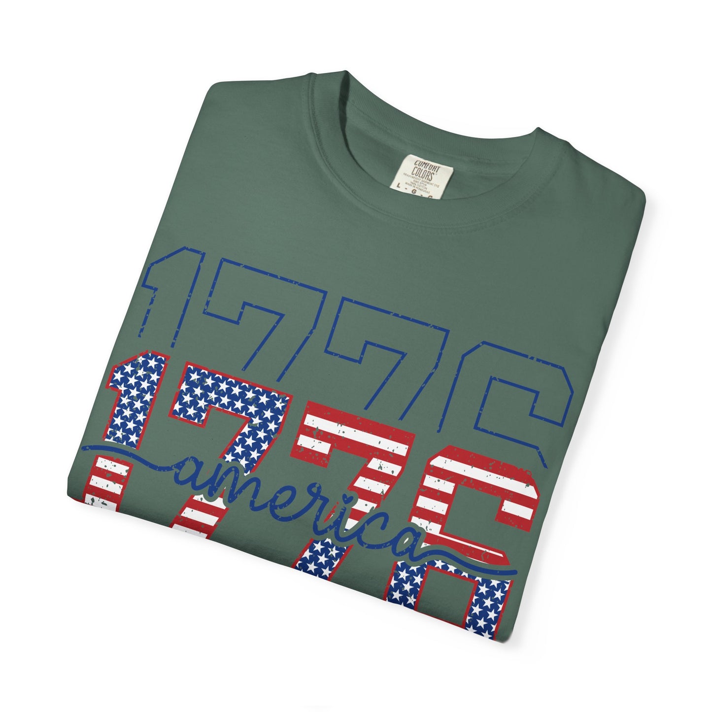 1776 Red White Blue Fourth of July T-Shirt • Vintage Patriotic Graphic Tee
