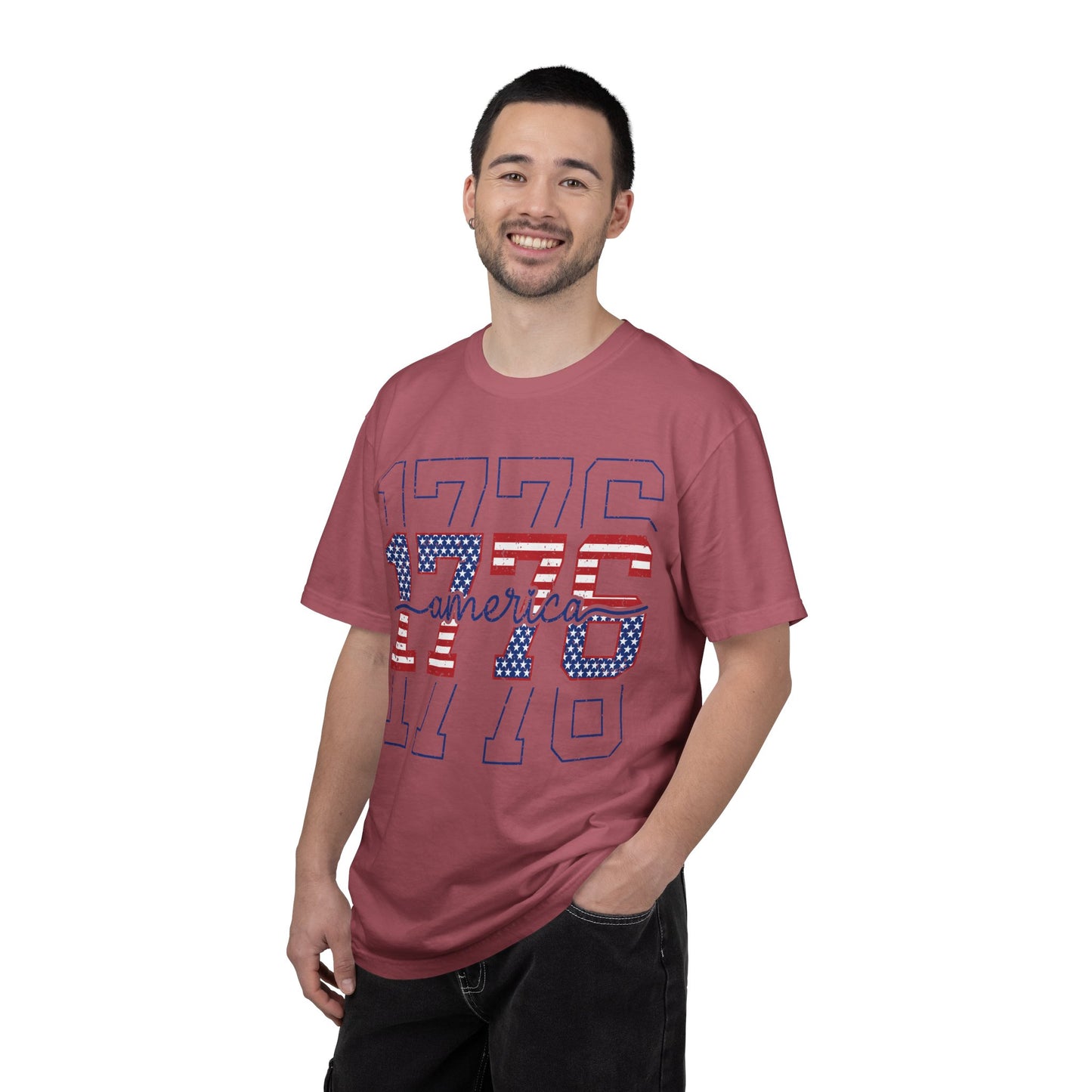 1776 Red White Blue Fourth of July T-Shirt • Vintage Patriotic Graphic Tee