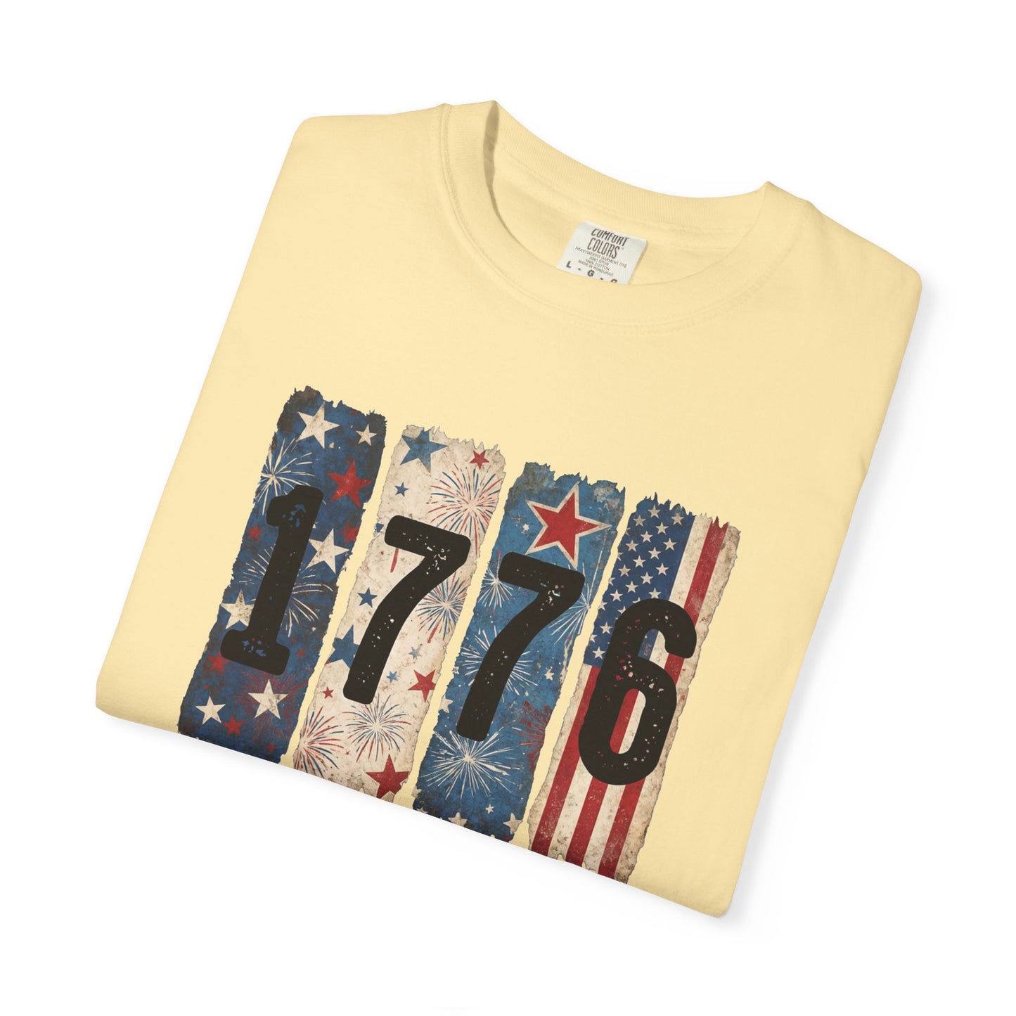 1776 Vintage America T-Shirt • Retro 4th of July Shirt • Red White Blue Graphic Tee