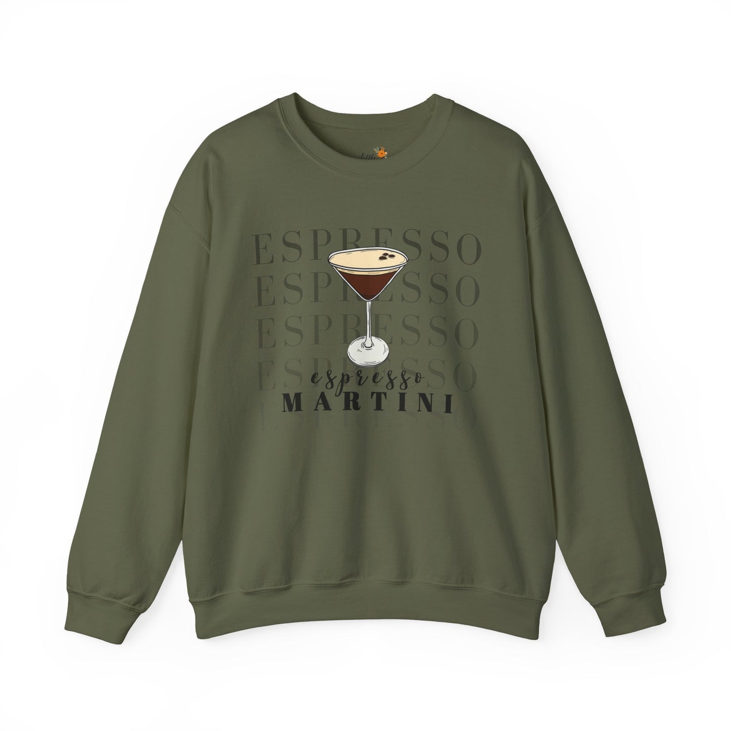 Espresso Martini Crewneck Sweatshirt — Cocktail Lover Graphic Sweatshirt