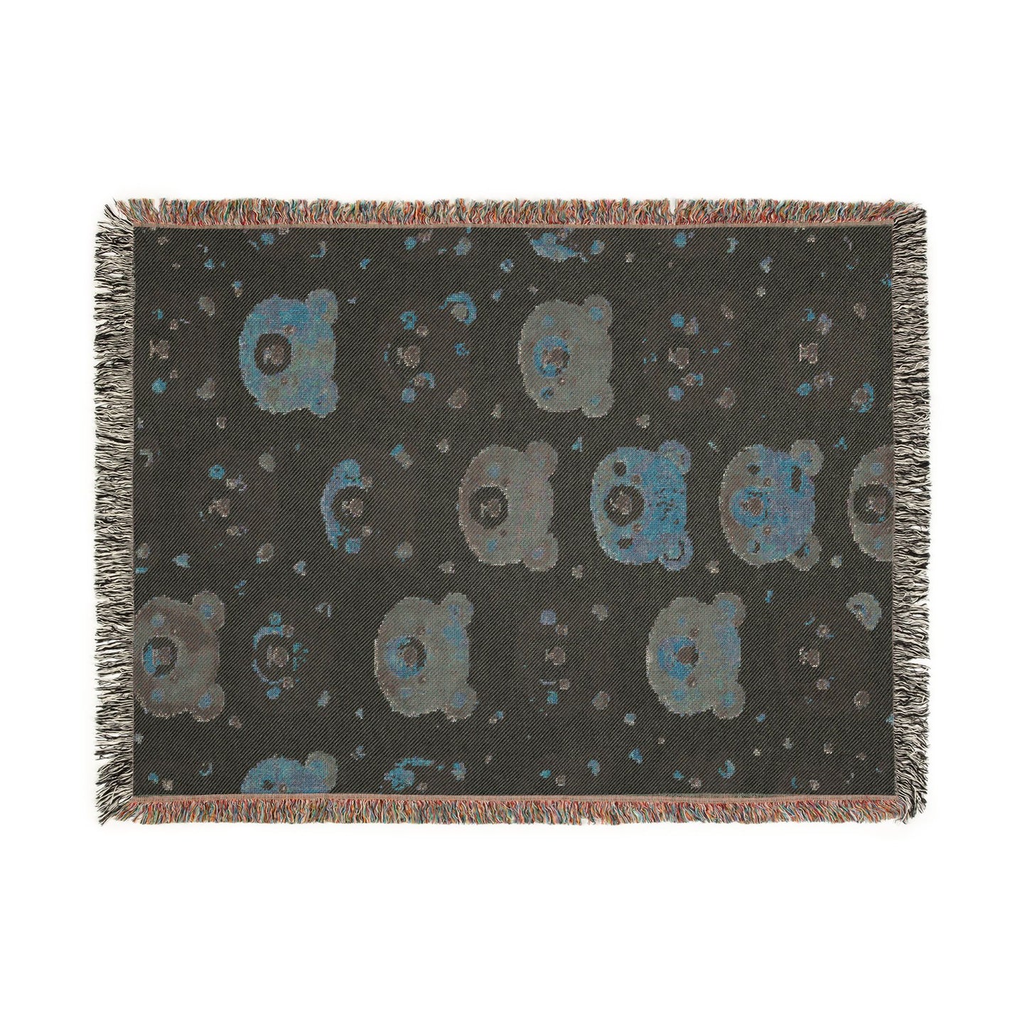 Teddy Bear Nursery Woven Blanket — Cute Bear Baby Throw