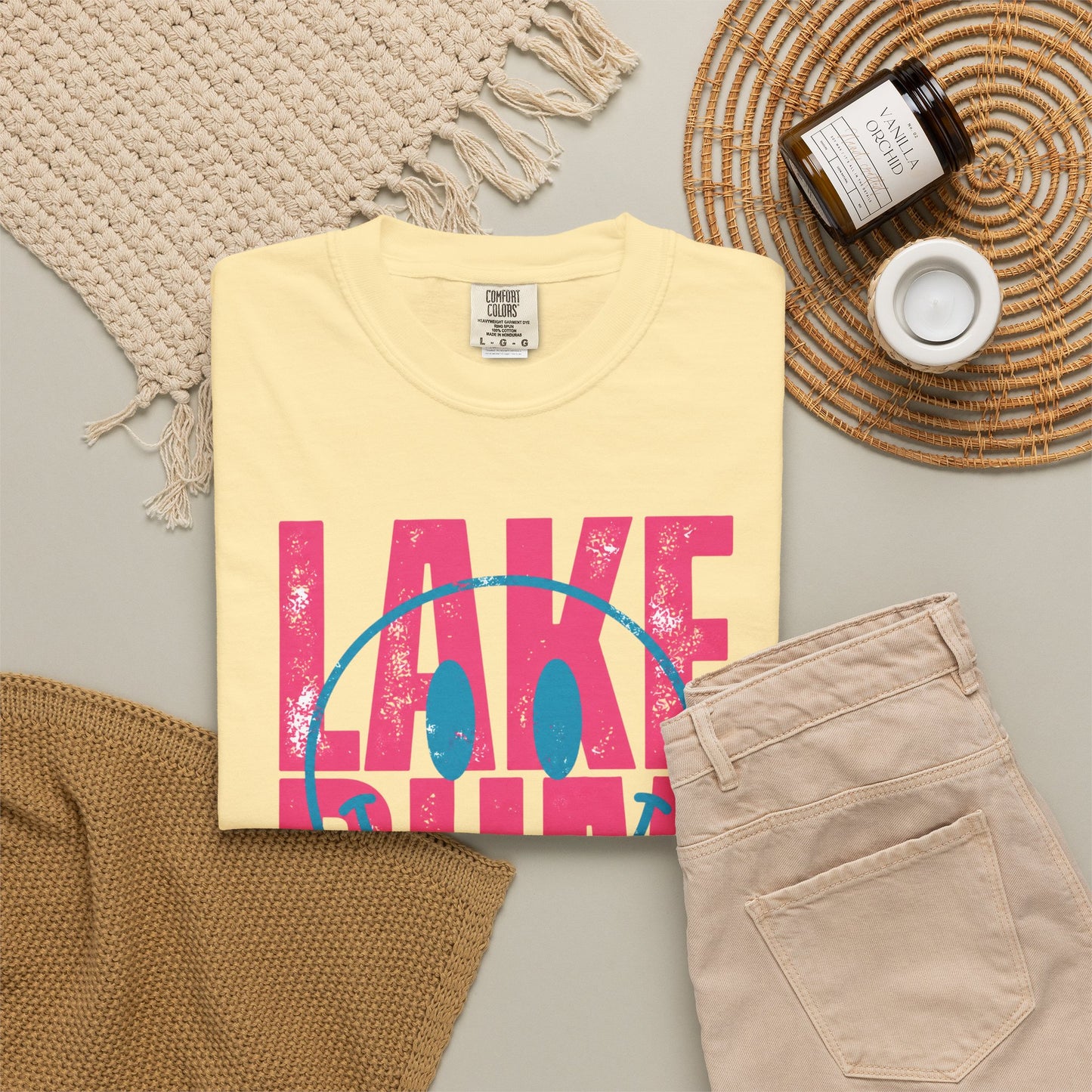 Lake Bum Graphic Tee • Summer Lake Shirt • Beach Vacation Mama Tee • Coastal Summer Outfit • Lake Life Shirt