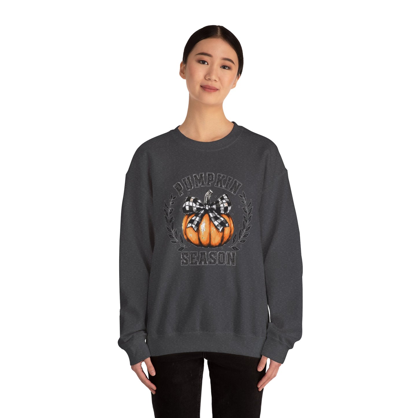 Pumpkin Season Crewneck Sweatshirt, Cozy Fall Apparel, Unisex Sweatshirt, Autumn Fashion, Thanksgiving Gift, Seasonal Style