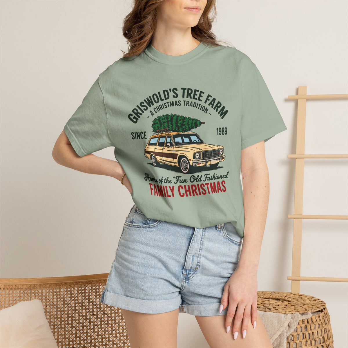Christmas Tree Farm Tee — “Griswold’s Tree Farm” Family Christmas Graphic T-Shirt