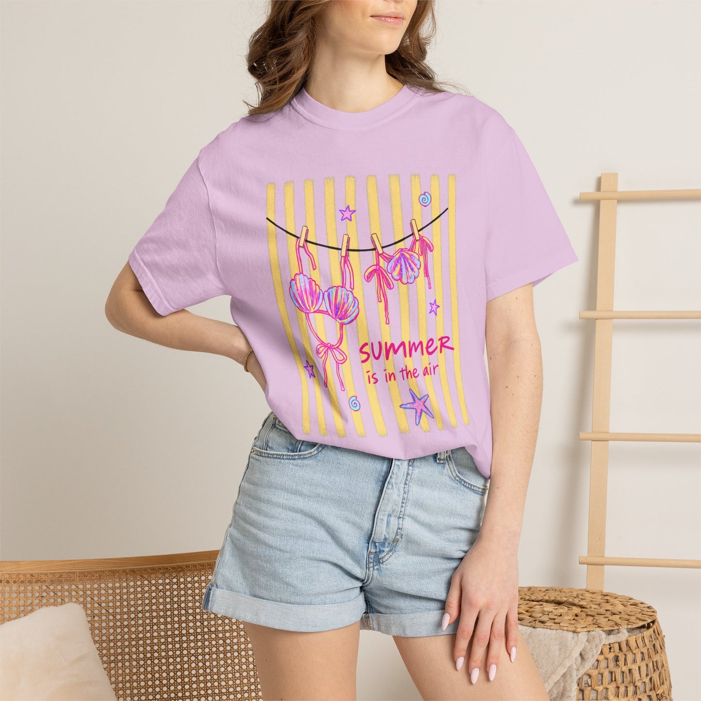 Summer Is In The Air Shirt • Beach Vacation Graphic Tee • Bikini Summer Shirt • Coastal Vacation Outfit