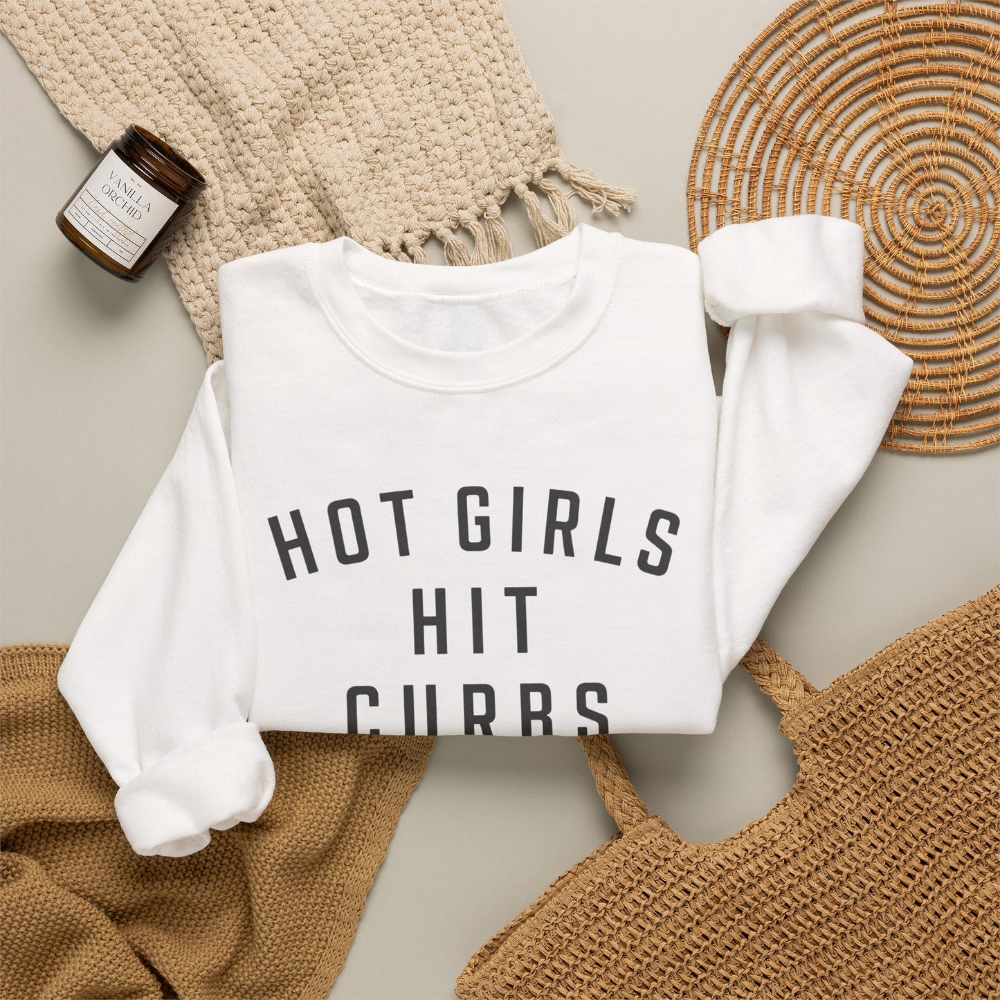 Hot Girls Hit Curbs Sweatshirt