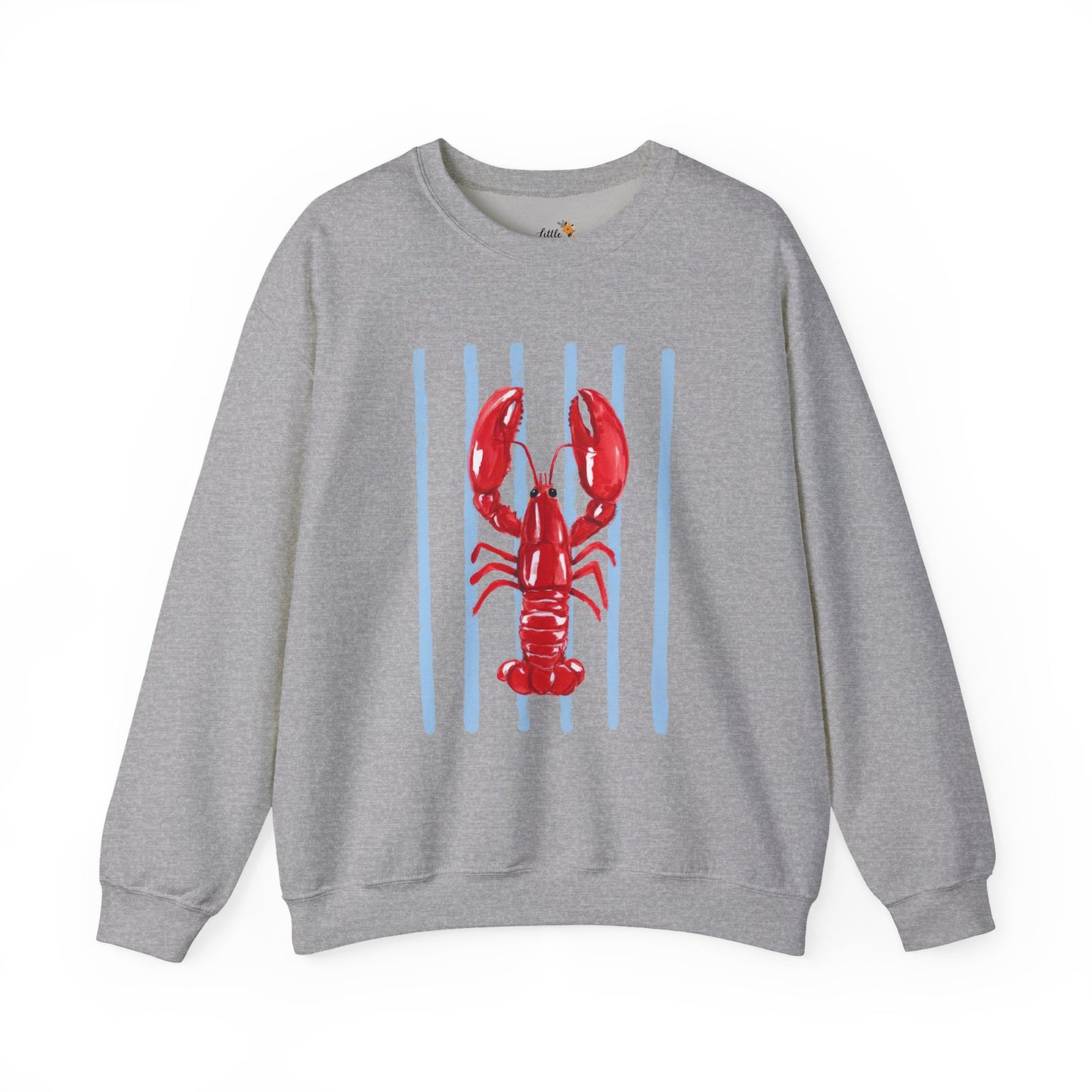 Coastal Lobster Sweatshirt • Beach Vacation Crewneck • Summer Coastal Graphic Sweatshirt • Nautical Pullover