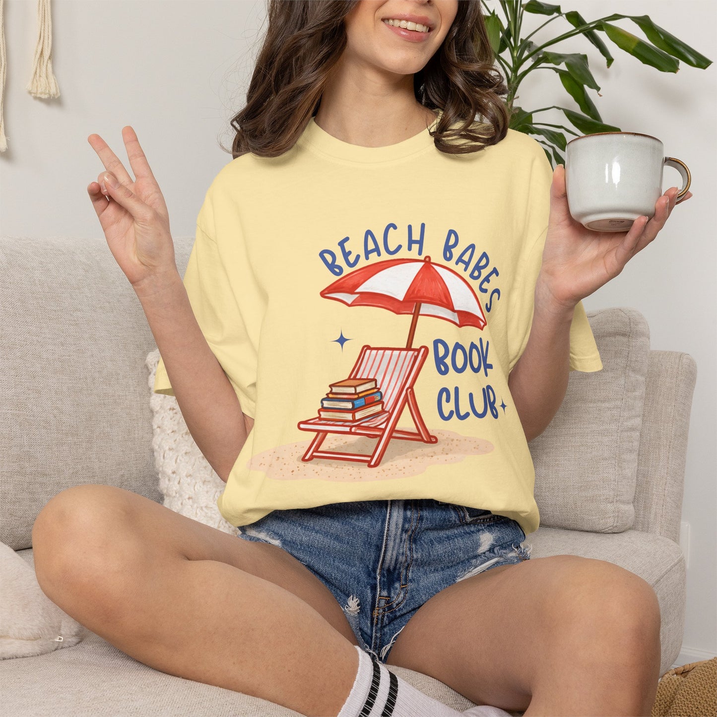 Beach Babes Book Club Shirt • Beach Reader Graphic Tee • Coastal Summer Book Lover Shirt • Vacation Outfit