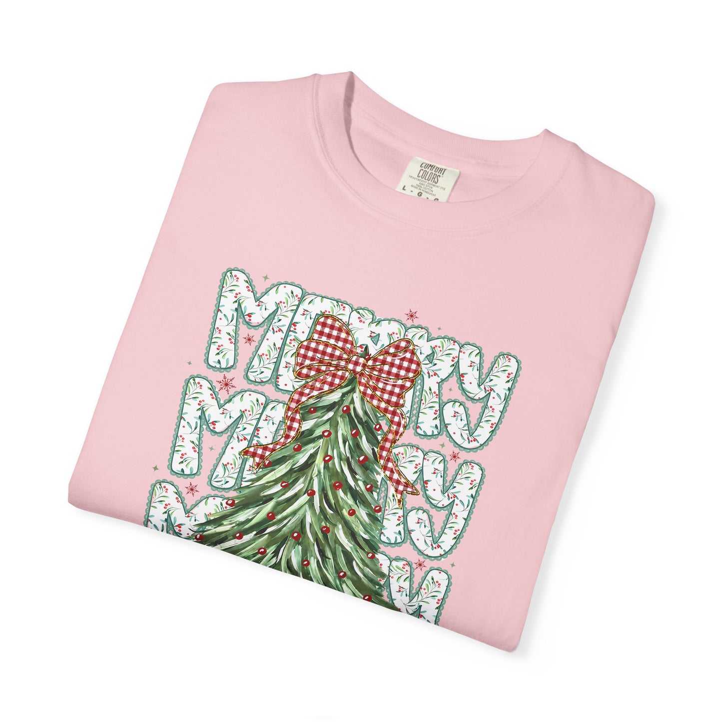 Christmas Tree Graphic T-Shirt — Merry & Bright Holiday Tee