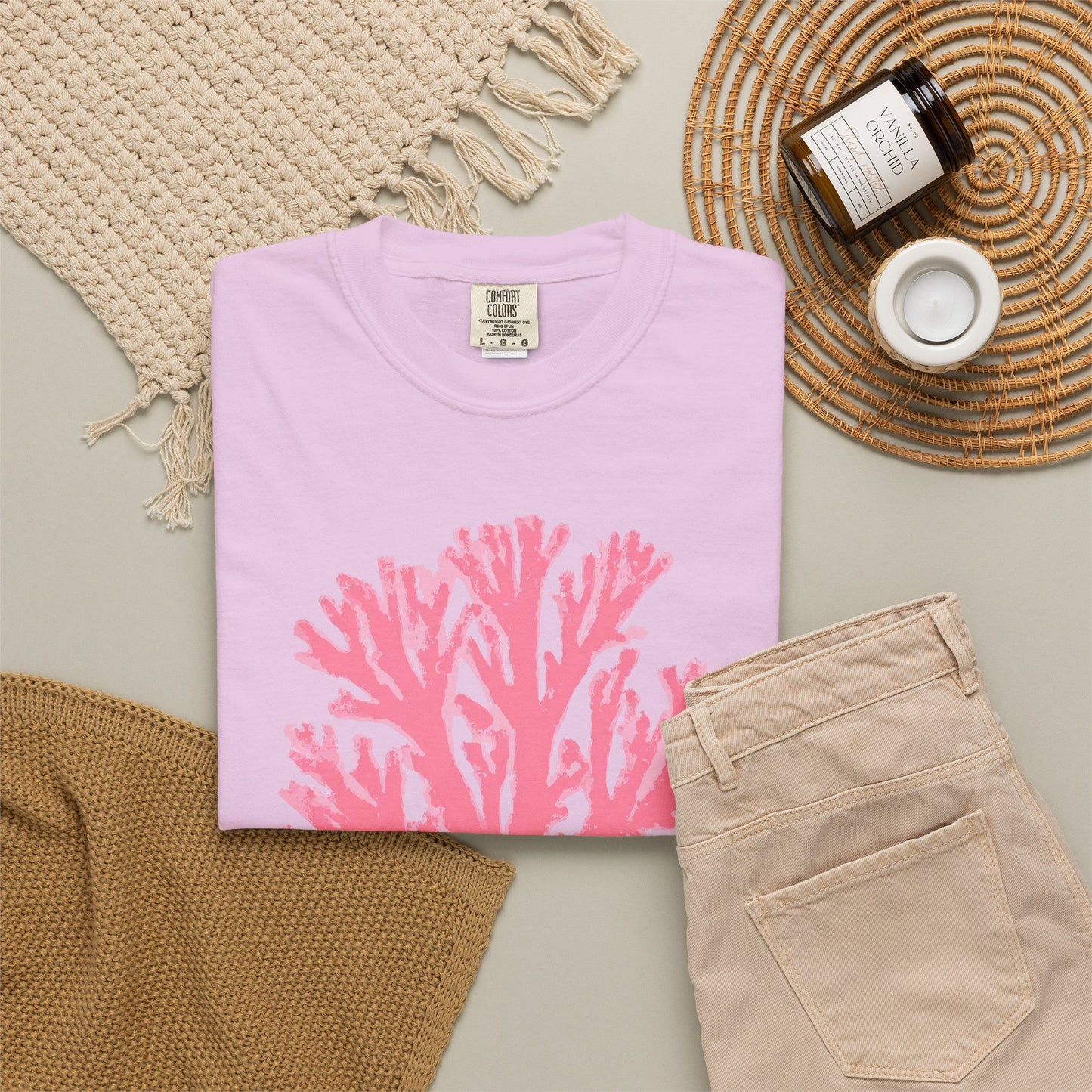 Ocean Club Summer Shirt • Pink Coral Beach Tee • Coastal Vacation Graphic Shirt • Beach Trip Outfit