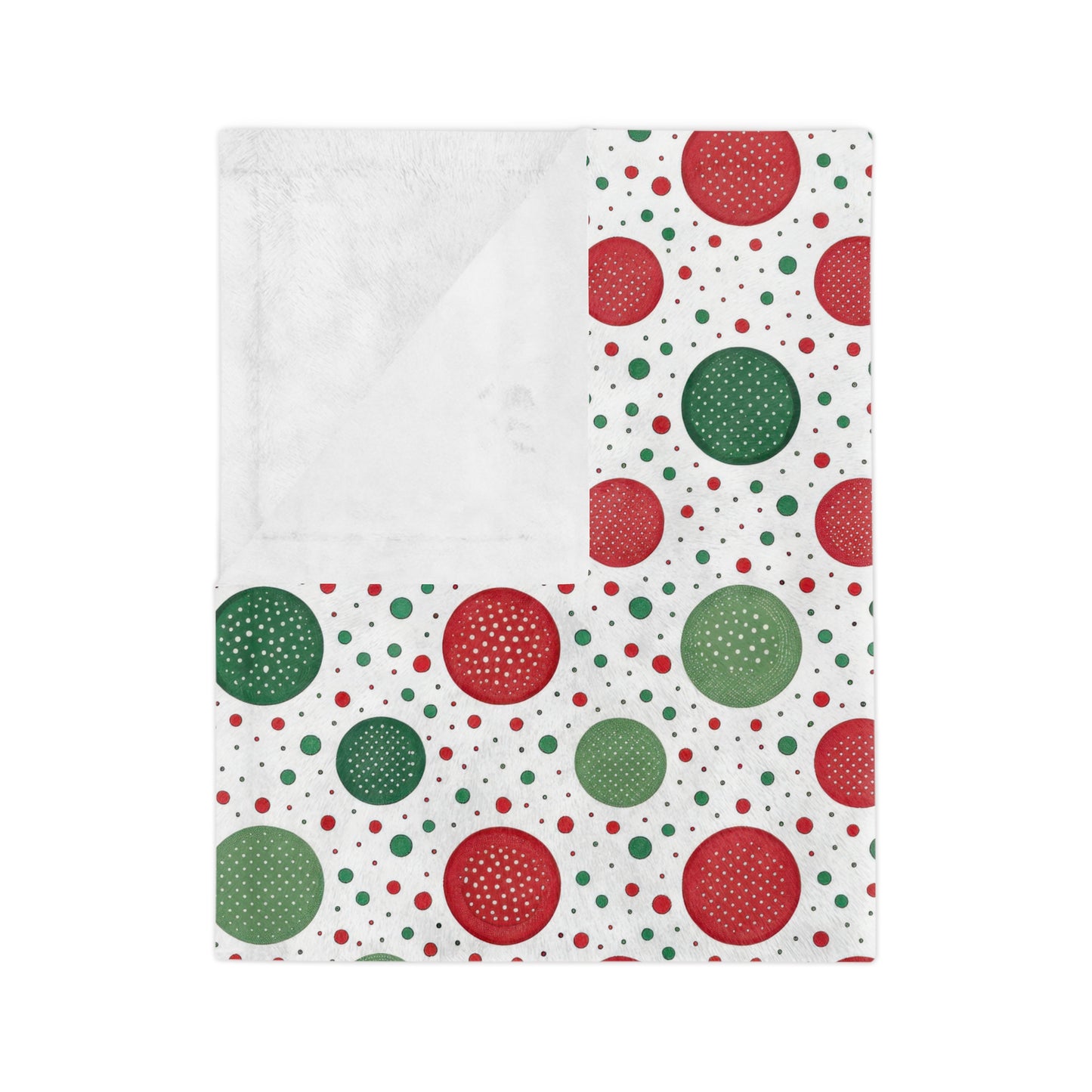 Holiday Polka Dot Blanket