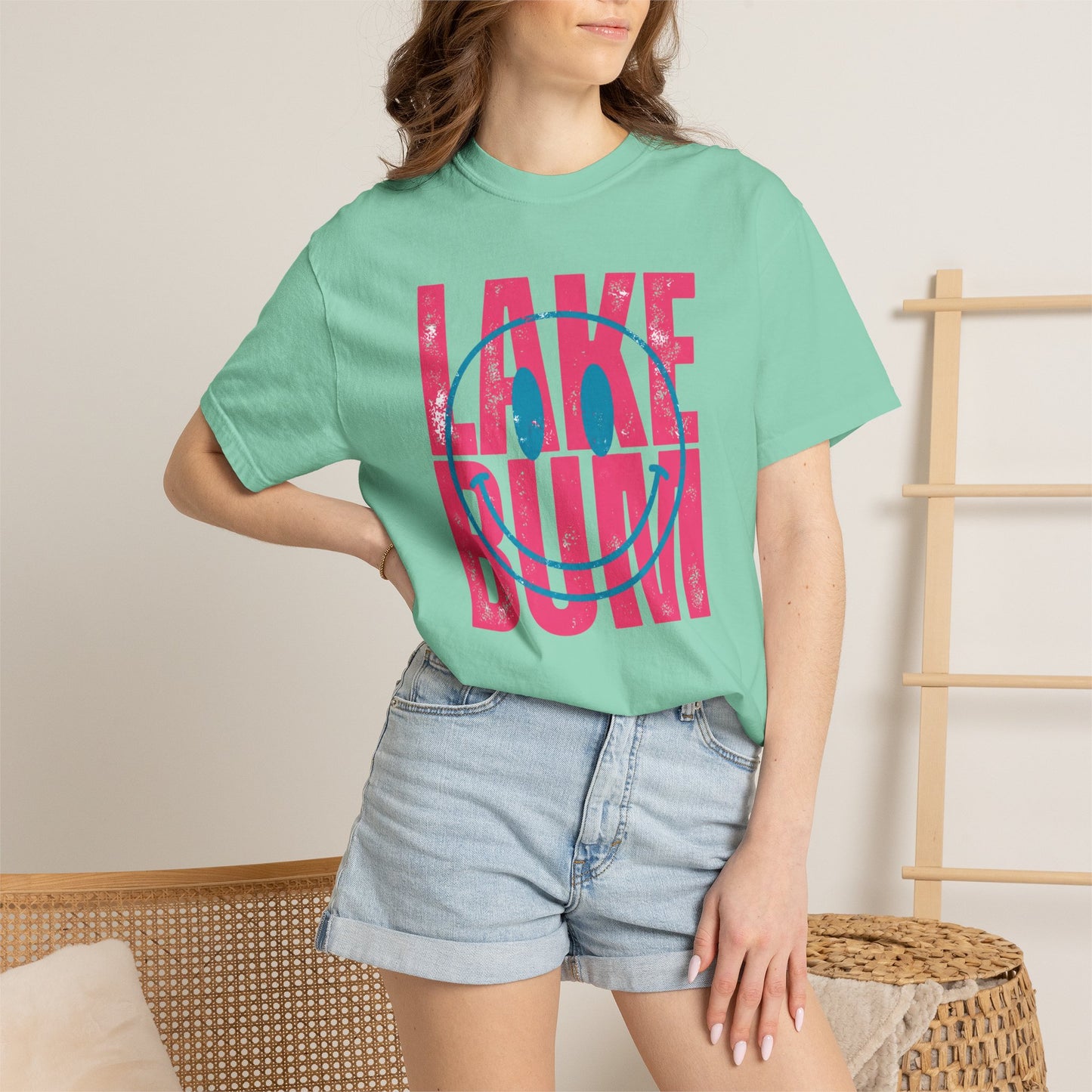 Lake Bum Graphic Tee • Summer Lake Shirt • Beach Vacation Mama Tee • Coastal Summer Outfit • Lake Life Shirt