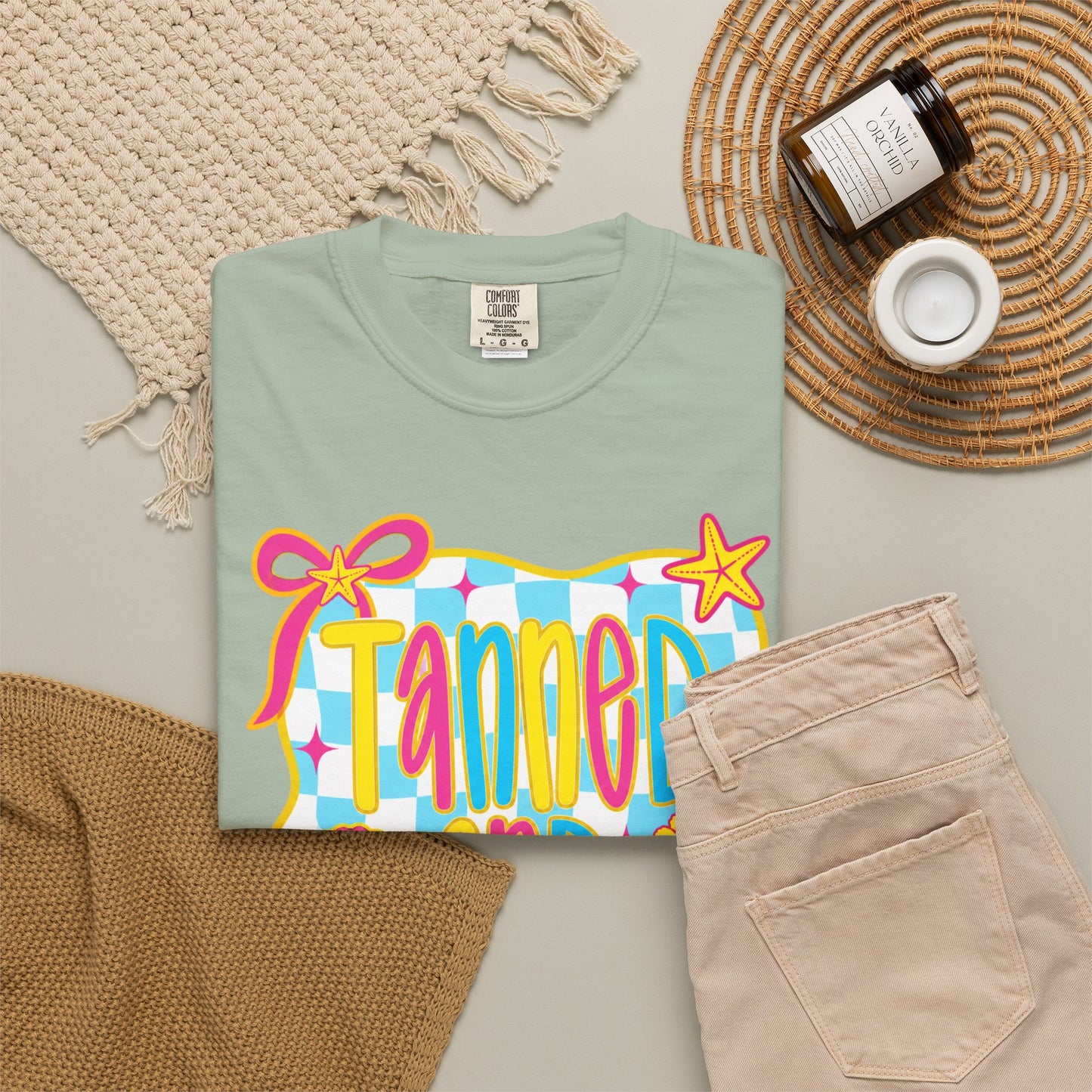 Tanned and Tipsy Shirt • Beach Vacation Graphic Tee • Summer Beach Girl Shirt • Tropical Summer Outfit