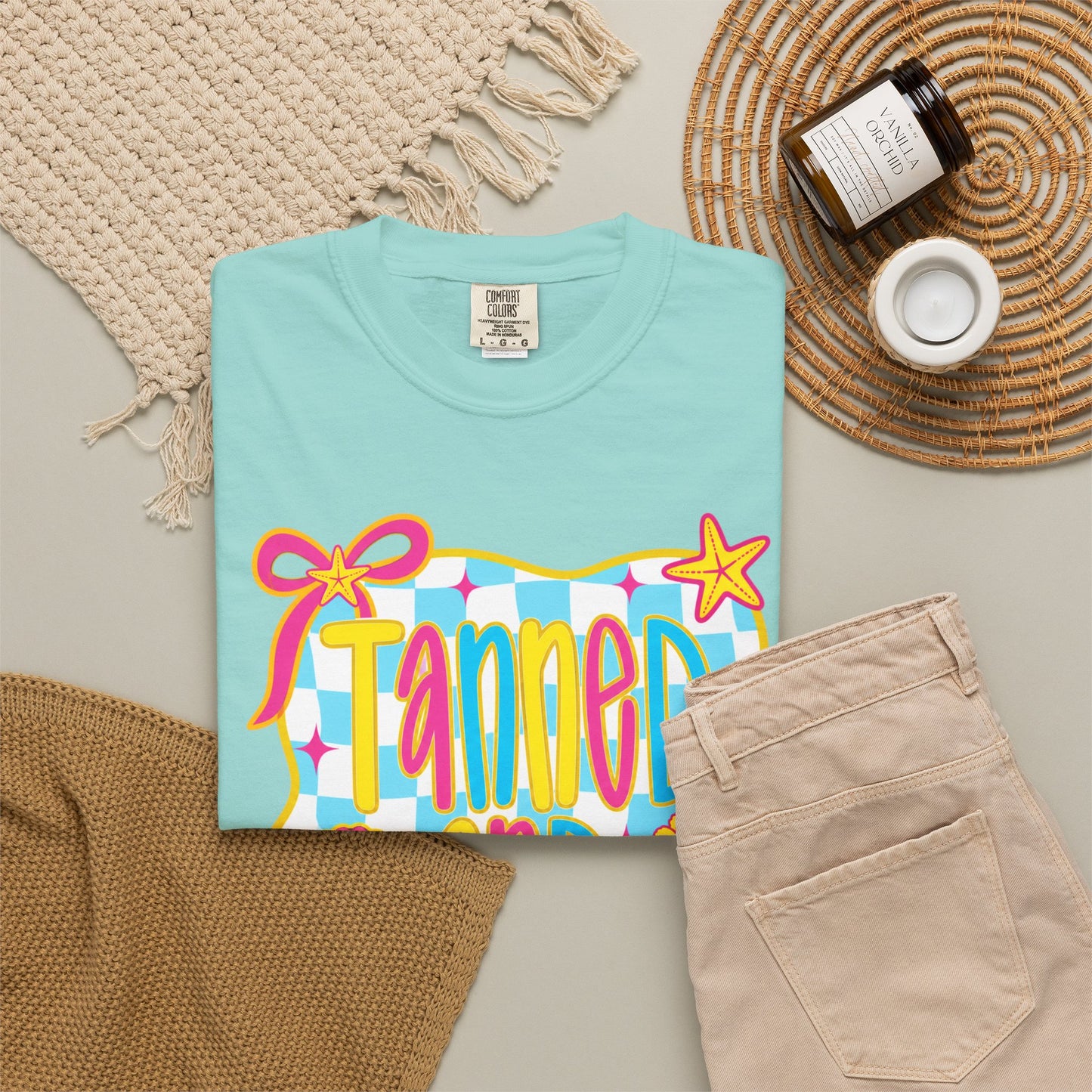 Tanned and Tipsy Shirt • Beach Vacation Graphic Tee • Summer Beach Girl Shirt • Tropical Summer Outfit