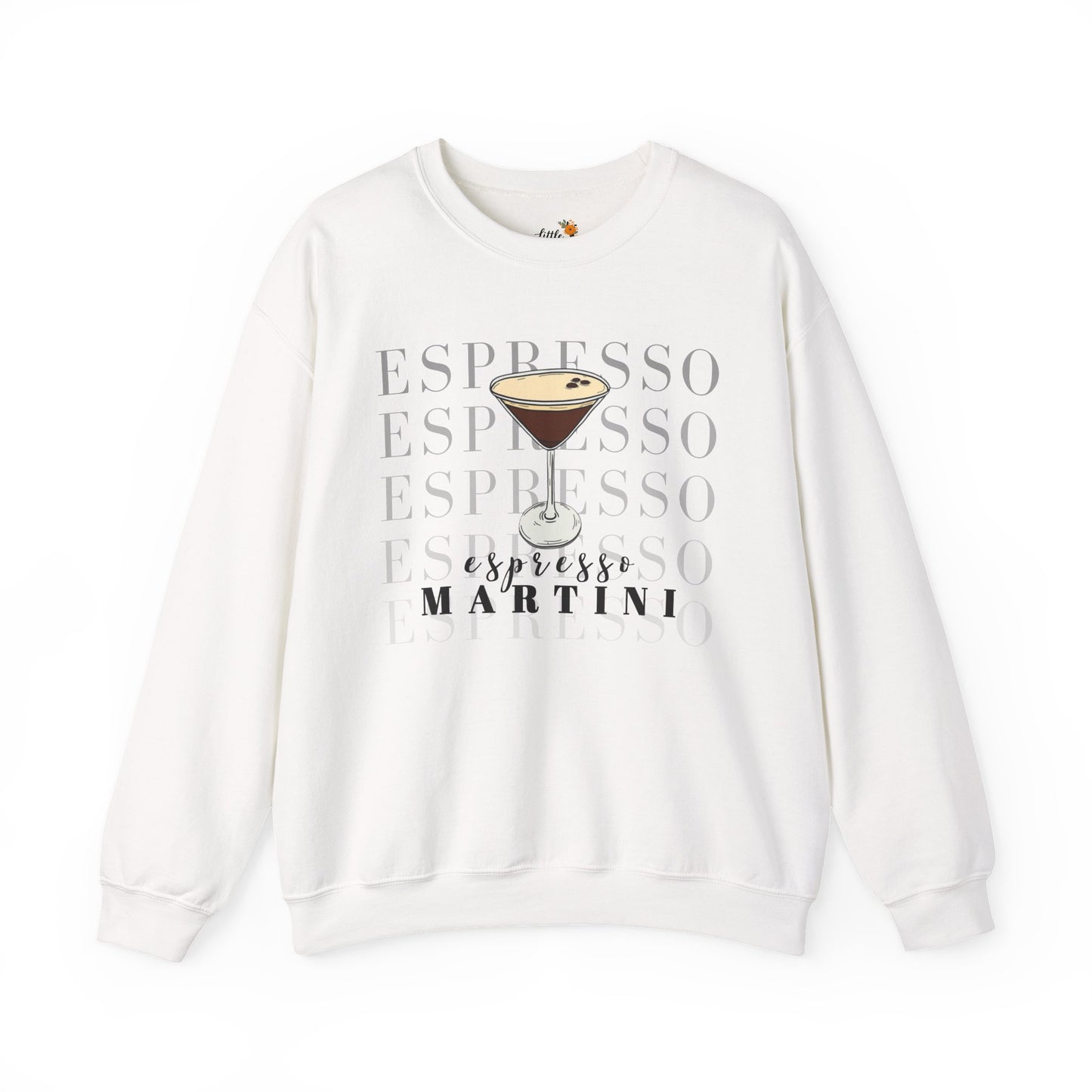 Espresso Martini Crewneck Sweatshirt — Cocktail Lover Graphic Sweatshirt