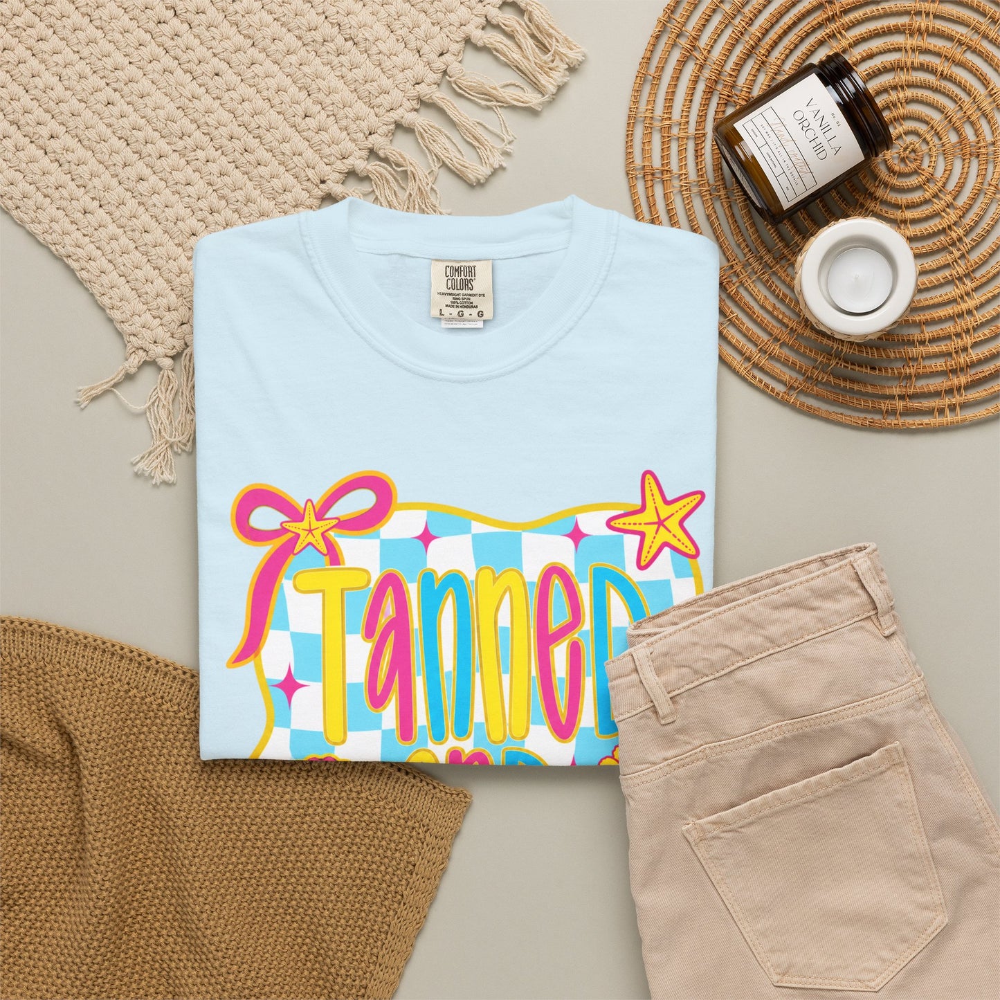 Tanned and Tipsy Shirt • Beach Vacation Graphic Tee • Summer Beach Girl Shirt • Tropical Summer Outfit