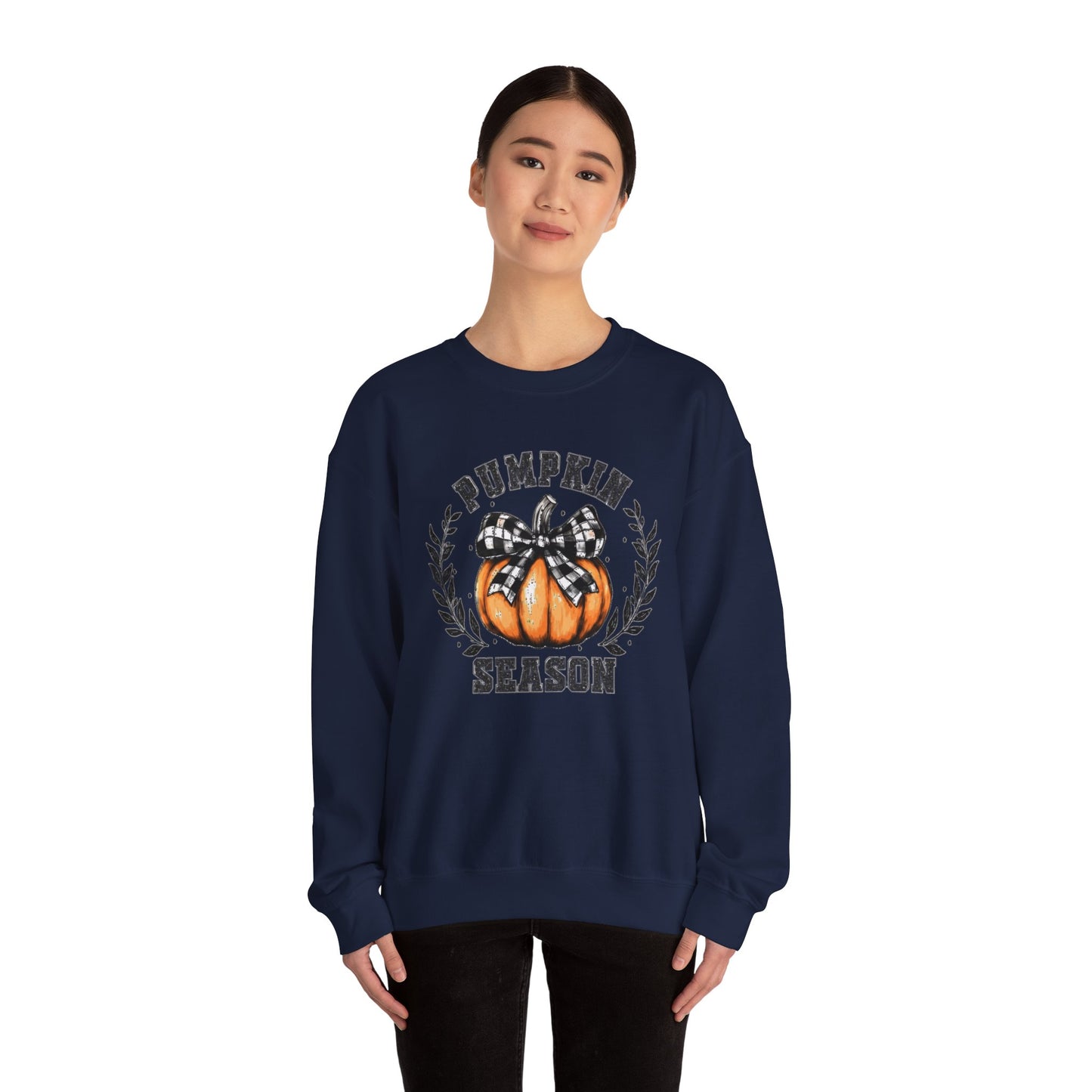 Pumpkin Season Crewneck Sweatshirt, Cozy Fall Apparel, Unisex Sweatshirt, Autumn Fashion, Thanksgiving Gift, Seasonal Style