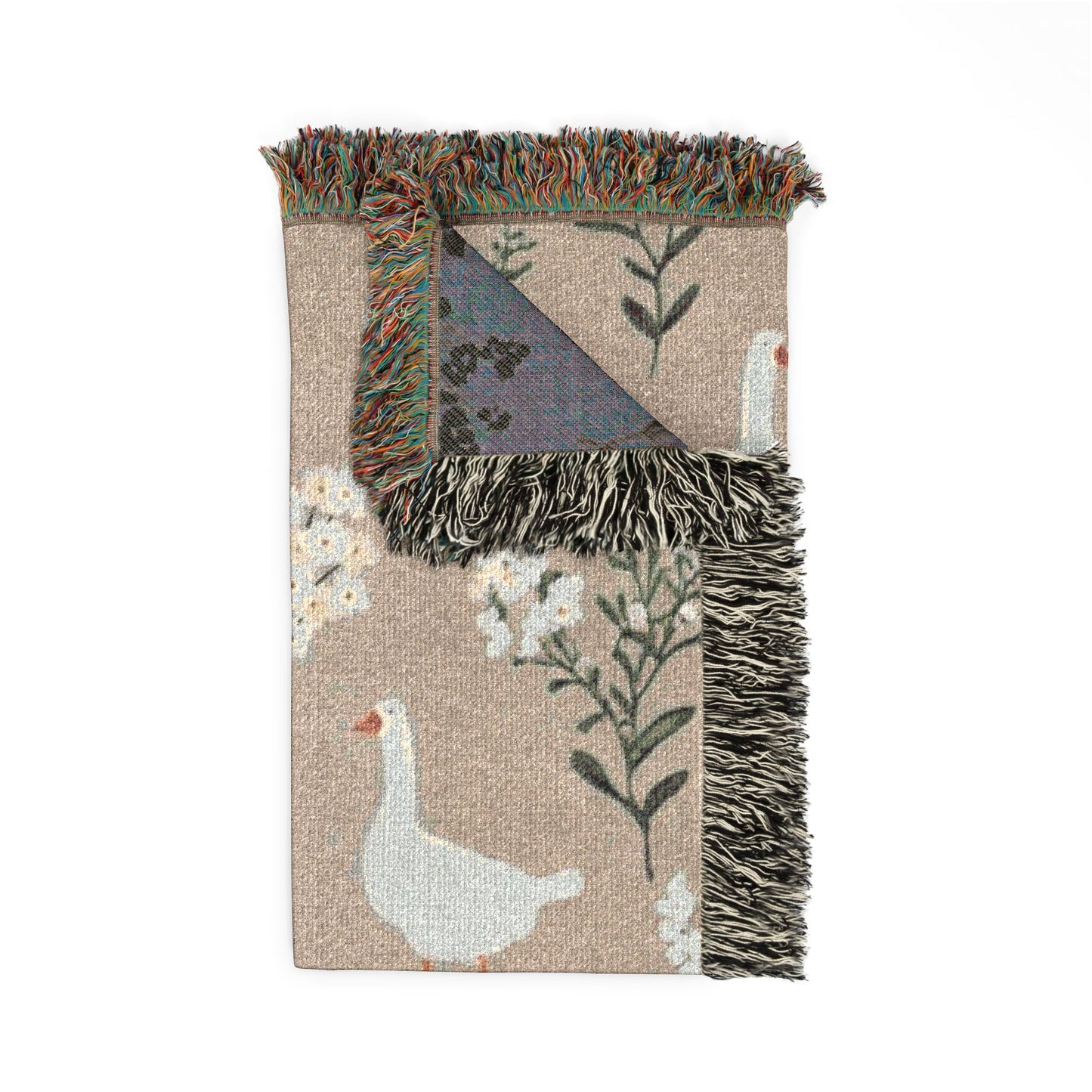 Nursery Duck Woven Blanket — Cozy Baby Shower & Nursery Throw