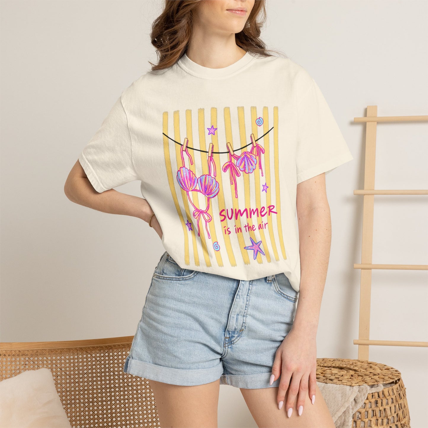 Summer Is In The Air Shirt • Beach Vacation Graphic Tee • Bikini Summer Shirt • Coastal Vacation Outfit