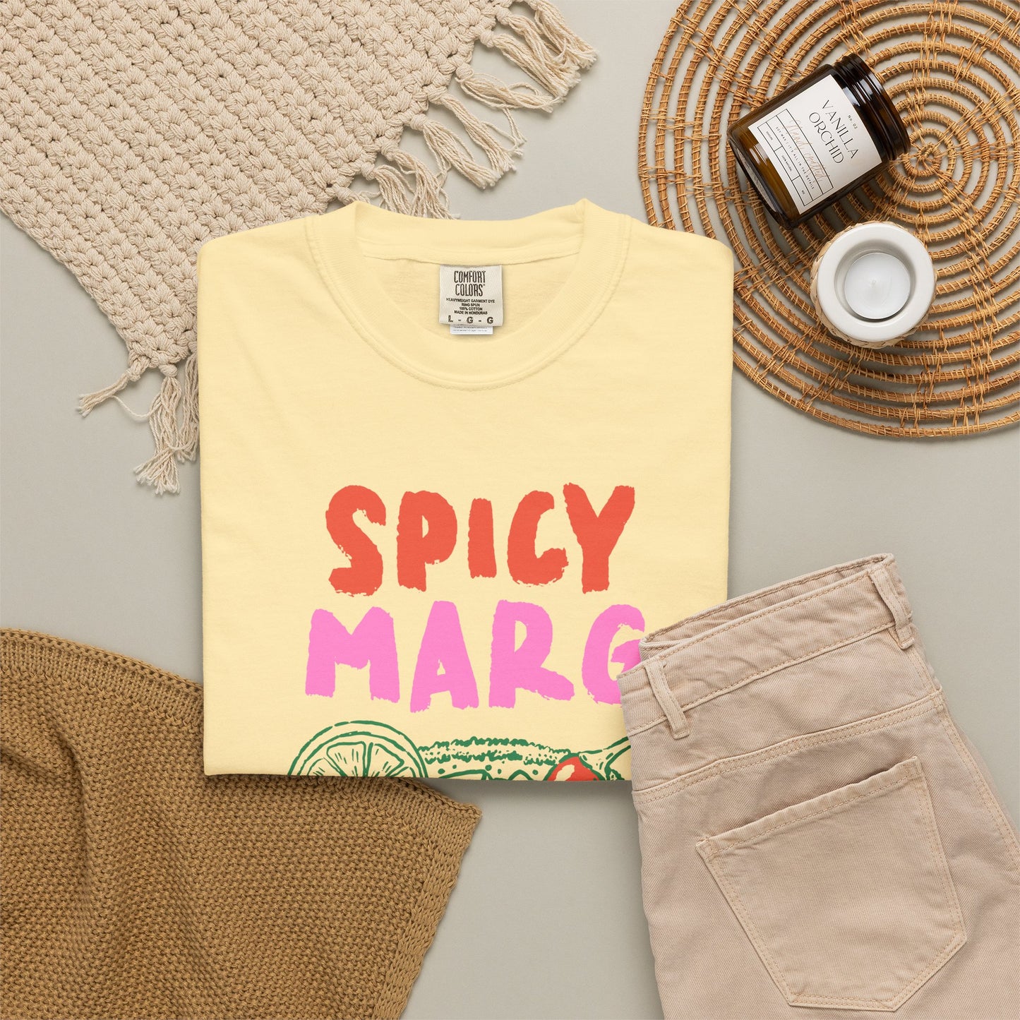 Spicy Marg Graphic Tee • Margarita Summer Shirt • Girls Night Beach Tee • Summer Vacation Outfit • Fiesta Shirt