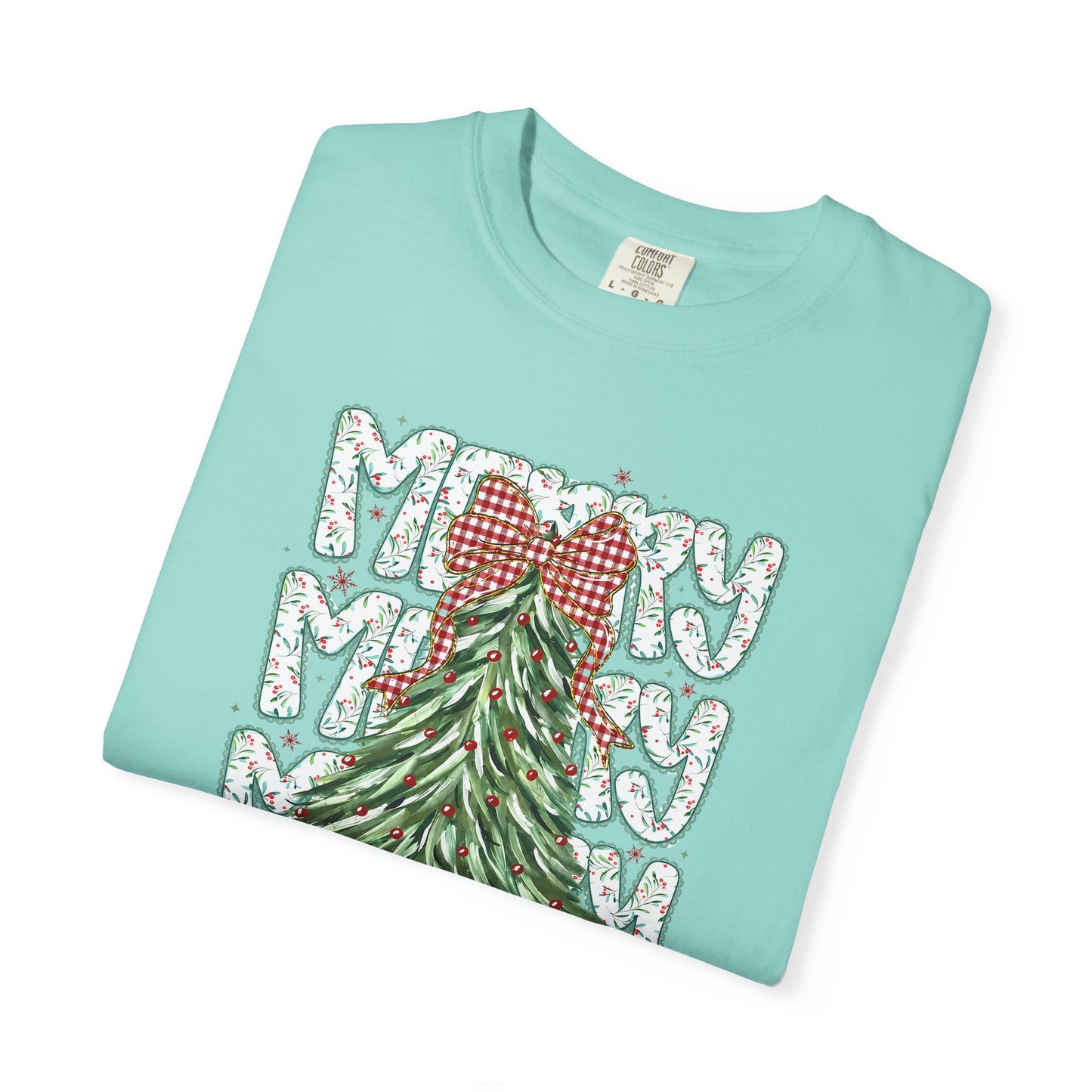 Christmas Tree Graphic T-Shirt — Merry & Bright Holiday Tee