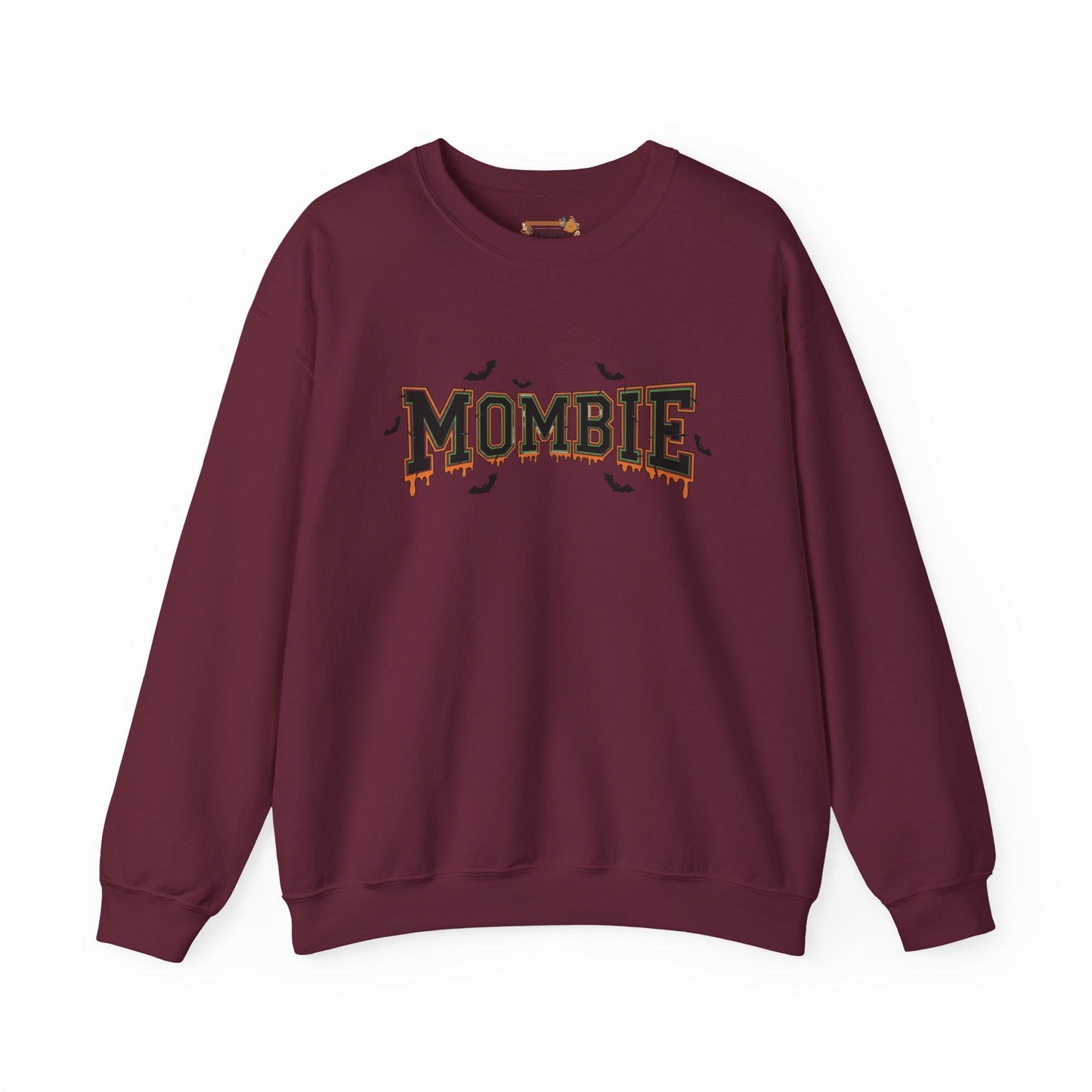 Mombie Crewneck Sweatshirt - Cozy Halloween Apparel, Great Gift for Moms, Fall Fashion, Spooky Season, Funny Sweater