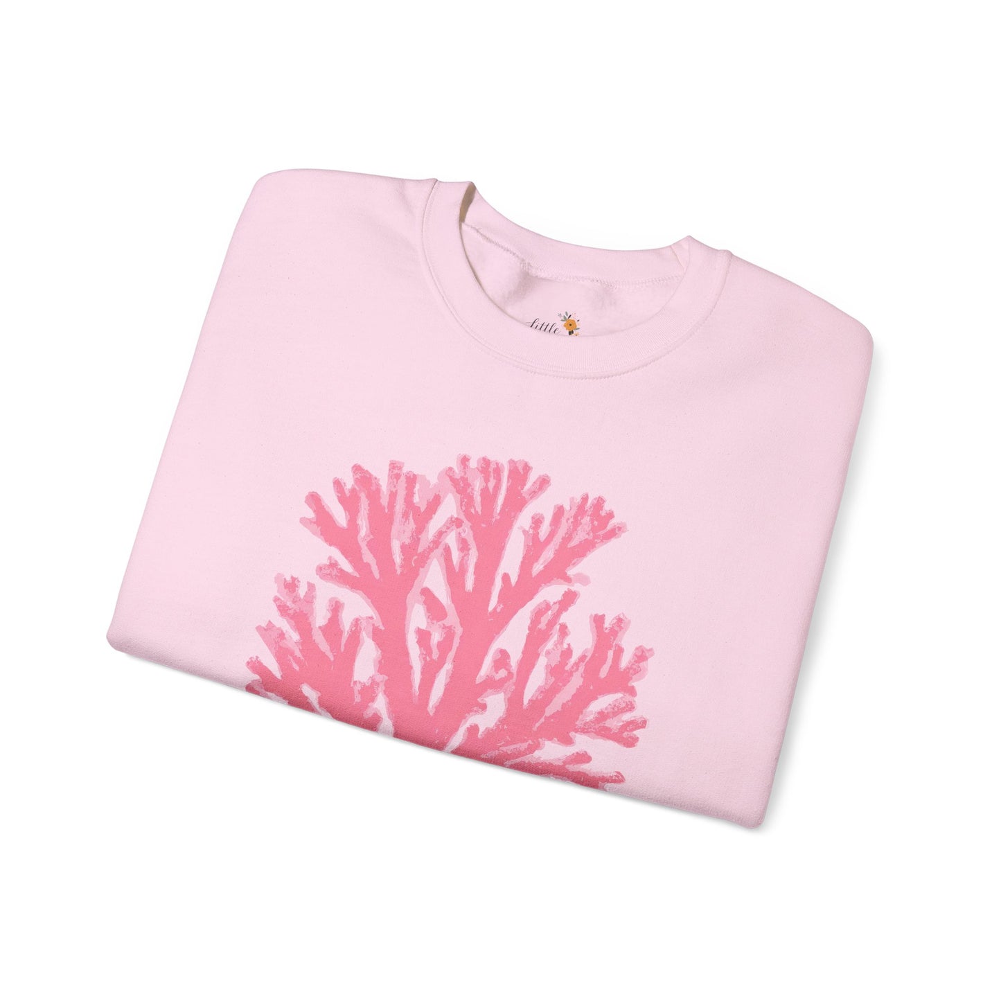 Ocean Club Crewneck • Coastal Summer Sweatshirt • Pink Coral Beach Vacation Pullover • Resort Style