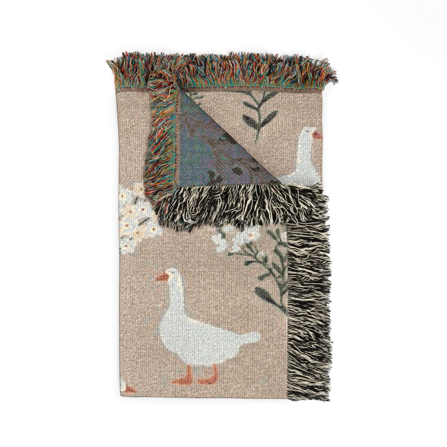 Nursery Duck Woven Blanket — Cozy Baby Shower & Nursery Throw