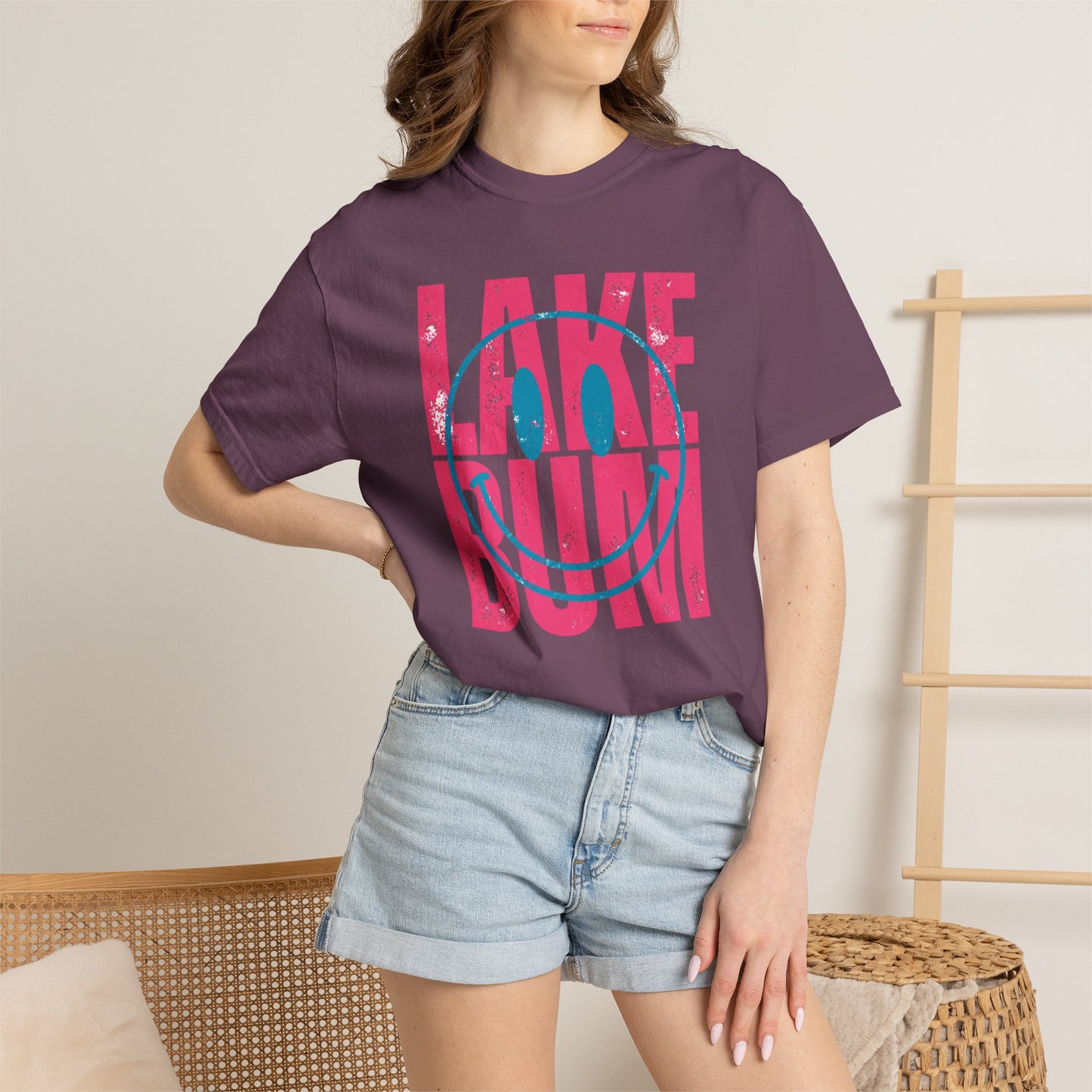 Lake Bum Graphic Tee • Summer Lake Shirt • Beach Vacation Mama Tee • Coastal Summer Outfit • Lake Life Shirt