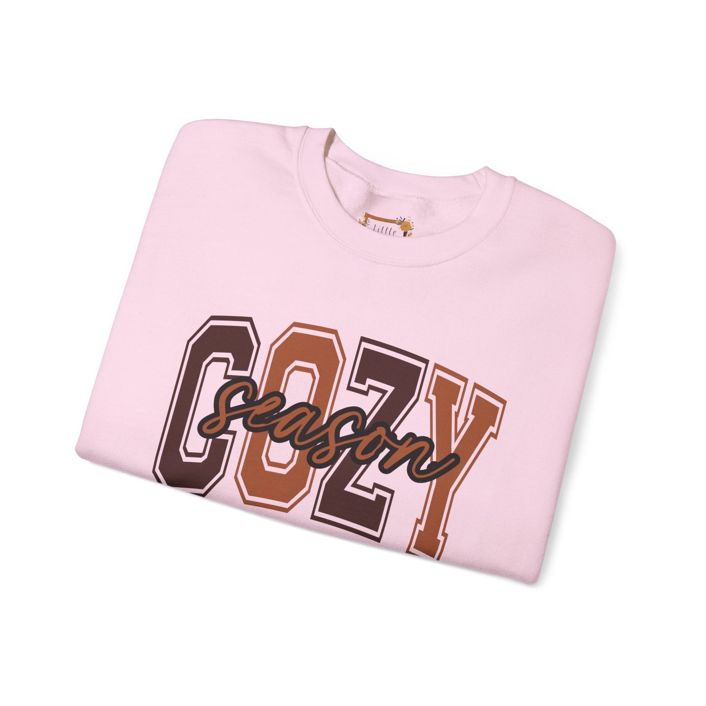 Cozy Season Sweatshirt, Unisex Crew Sweatshirt for Fall, Perfect Gift for Autumn, Comfy Fashion, Holiday Apparel