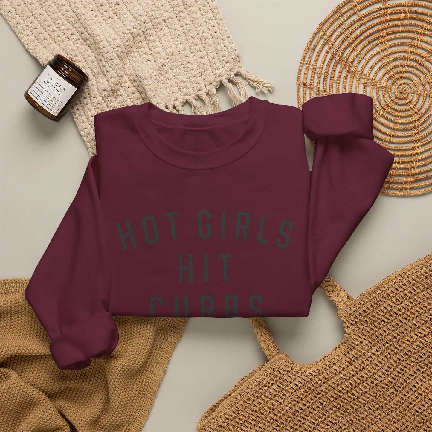 Hot Girls Hit Curbs Sweatshirt