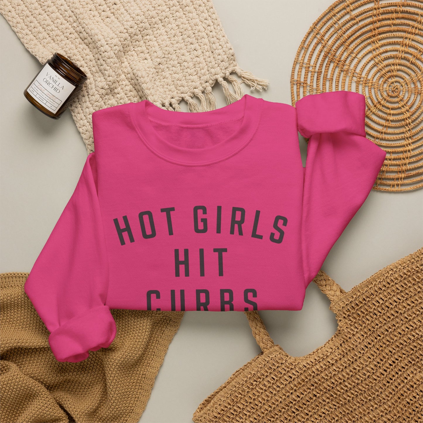 Hot Girls Hit Curbs Sweatshirt