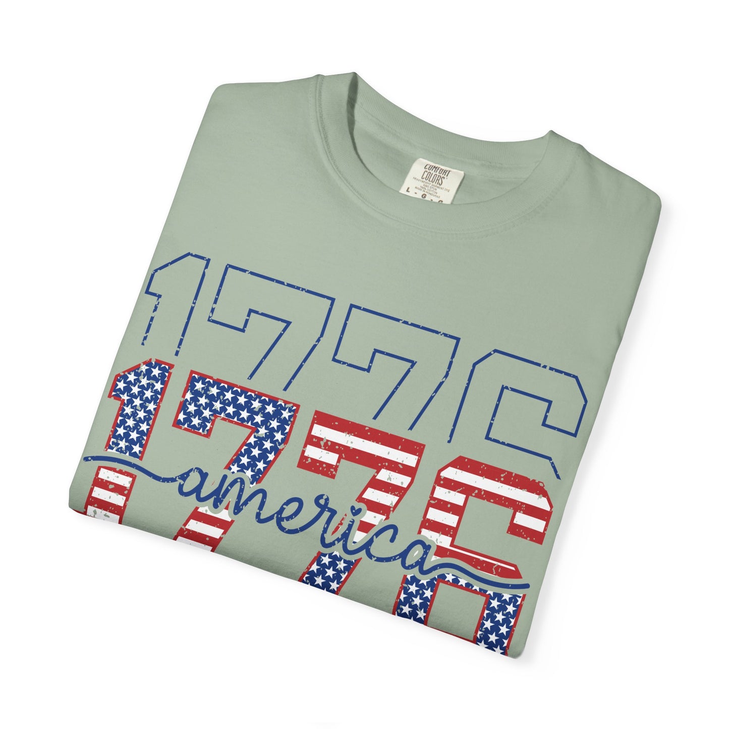 1776 Red White Blue Fourth of July T-Shirt • Vintage Patriotic Graphic Tee