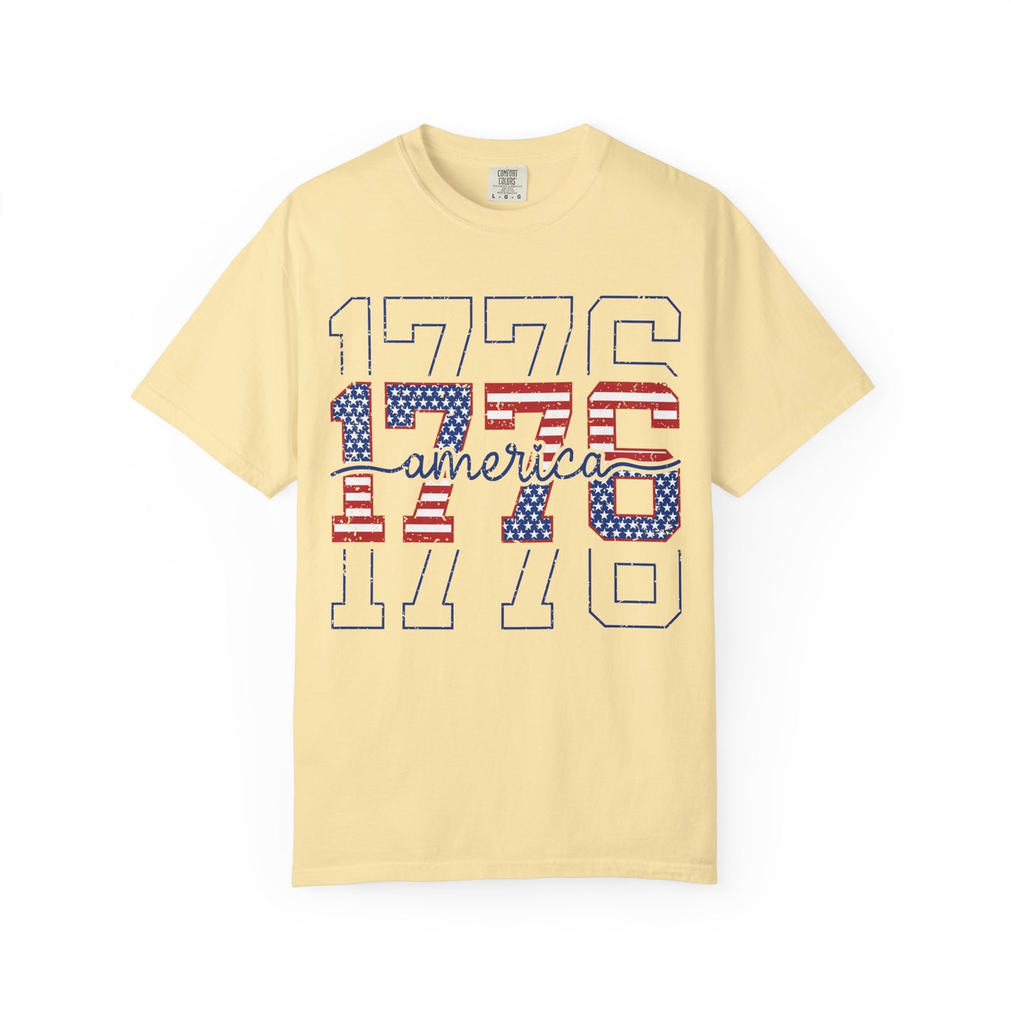 1776 Red White Blue Fourth of July T-Shirt • Vintage Patriotic Graphic Tee