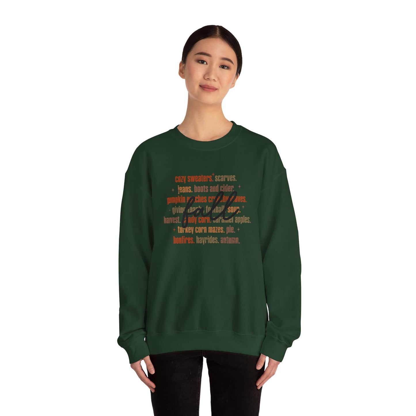 Cozy Fall Sweatshirt - Unisex Heavy Blend™ Crewneck, Autumn Fashion, Perfect Gift, Pumpkin Spice Vibe, Warm & Casual Wear