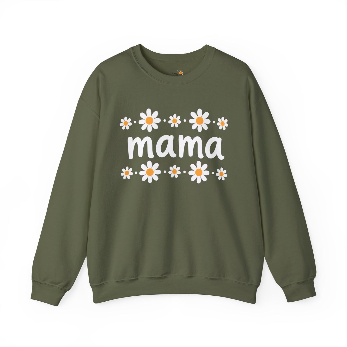 Retro Daisy Mama Crewneck • Floral Mama Sweatshirt • Cozy Motherhood Gift • Boutique Mom Pullover