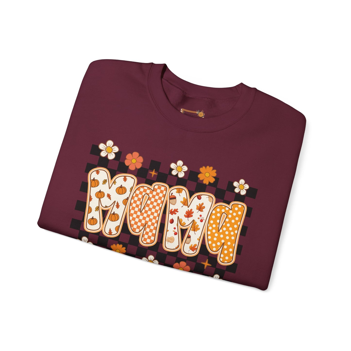 Boho Floral Crewneck Sweatshirt, Cozy Casual Wear, Perfect for Moms, Gift for Mother's Day, Trendy Layering Piece, Everyday Comfort